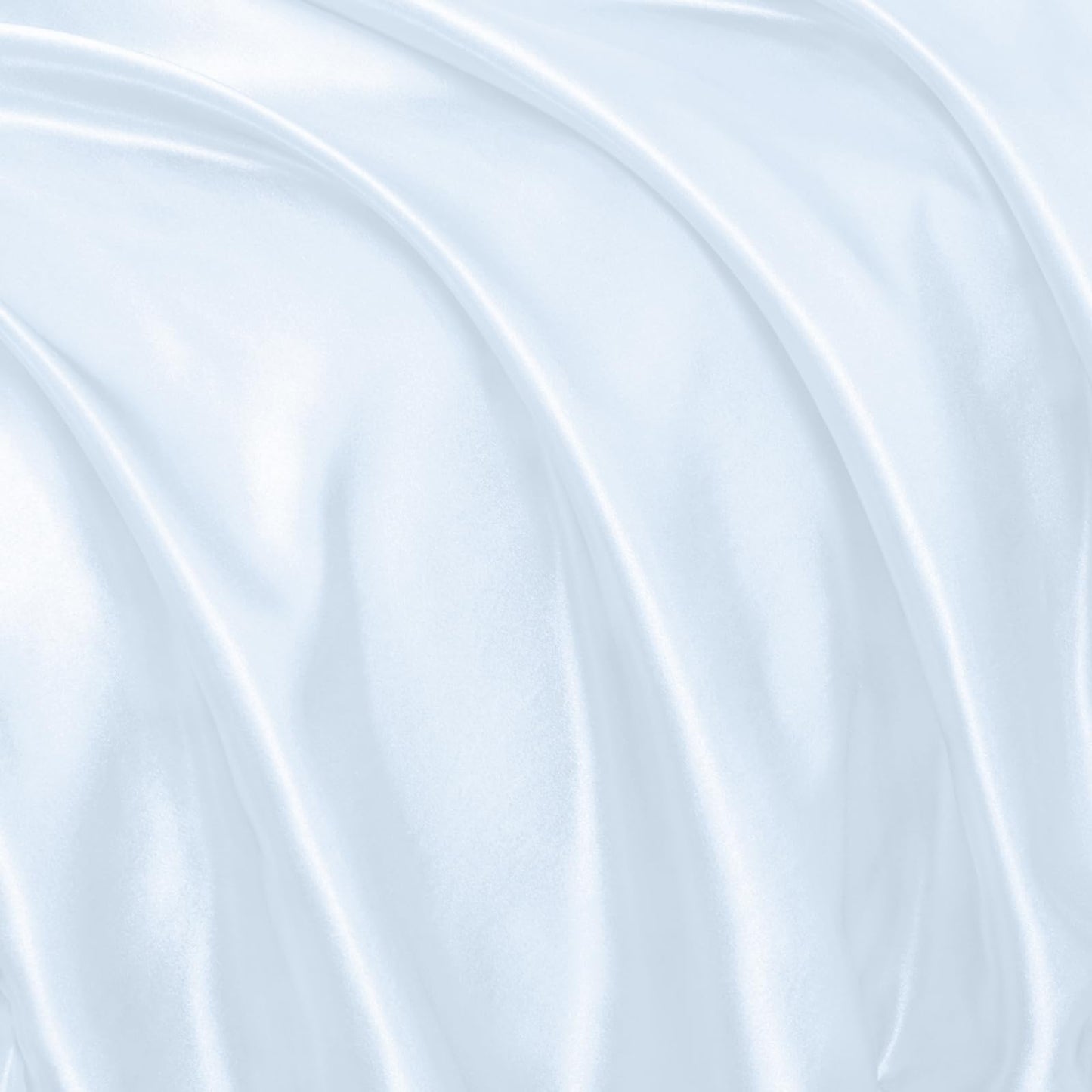 Homiest Ruffled Satin Sheets Full Size 6pc Set - Light Blue Bed Sheet Set with 15 Inch Deep Pocket Fitted Sheet, 1 Flat Sheet, 2 Ruffled Pillow Shams & 2 Pillowcases, Similar to Silk Sheets