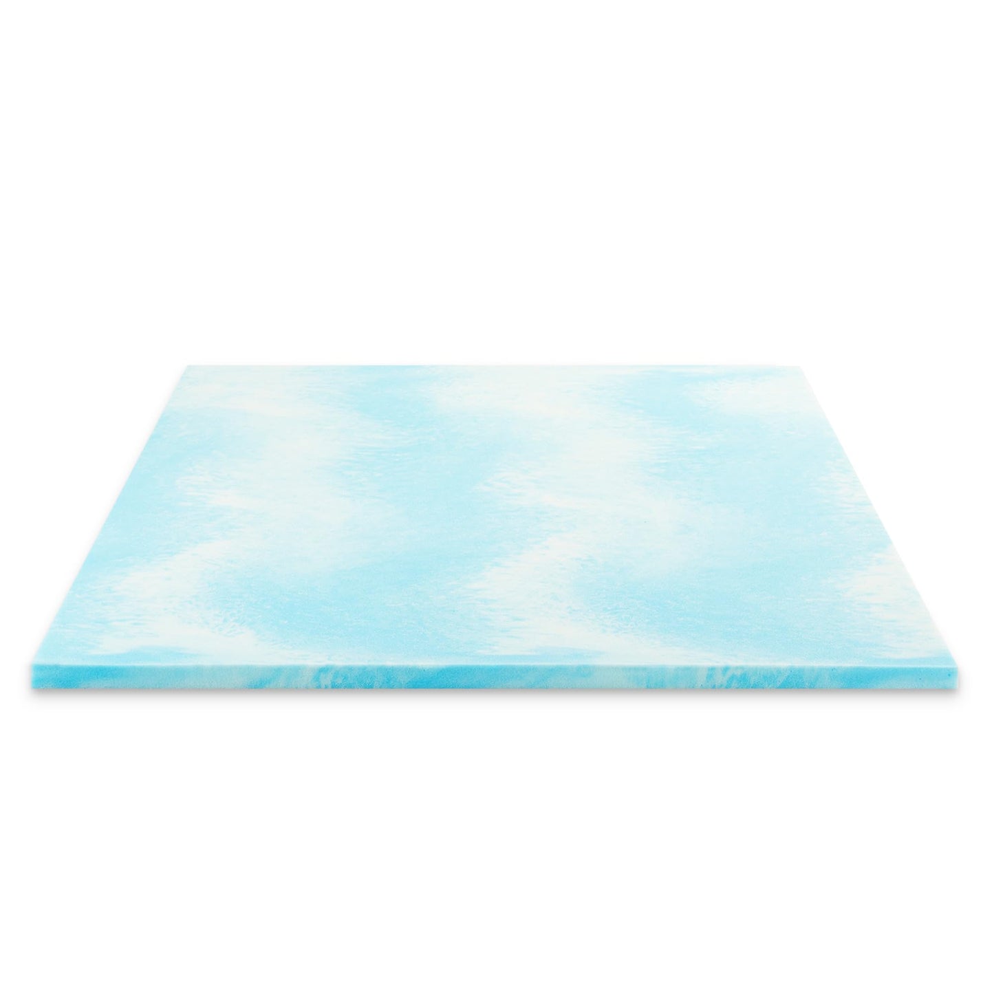 Best Price Mattress 1.5 Inch Swirl Gel AeroBreeze Cooling Air Flow Memory Foam Mattress Topper, Dorm Essentials, Twin