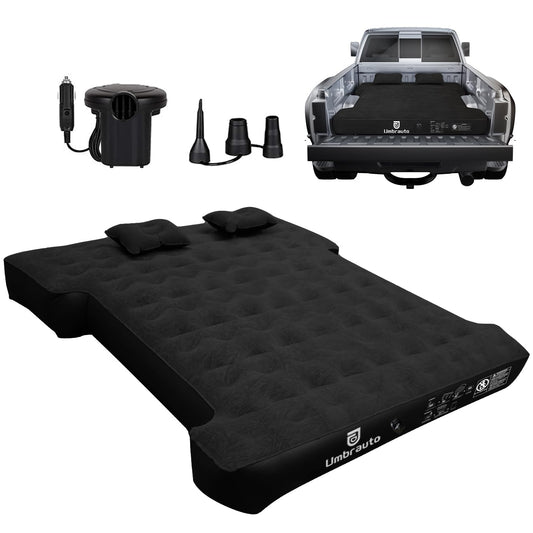 Umbrauto Air Mattress for 6-6.5ft Full Size Truck Bed, Inflatable Pickup Airbed with Pump, Tent Camping Sleeping Pad for Outdoor Travel