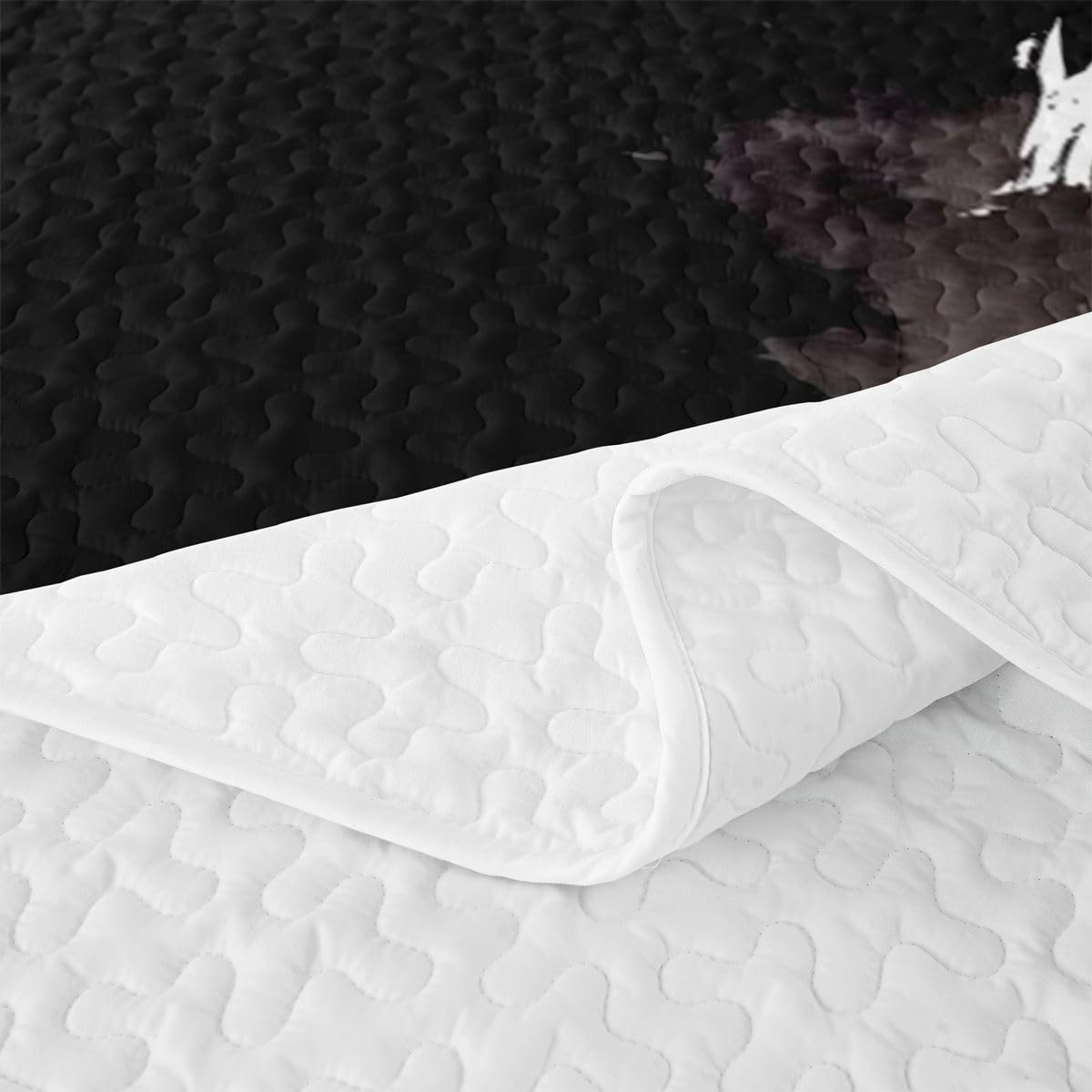 Erosebridal Samurai Quilts Twin Size - Red Sun Japanese Bedspread Coverlet Set, Japan Warrior Quilt Coverlets 2Pcs (Only 1 Pillowcase)