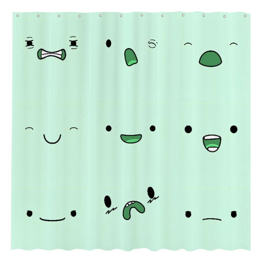 Funnytree Questing Duo Shower Curtain, Land of Ooo Explorer Bathroom Decor, Waterproof Fabric Durable Easy Care Washable, 72"X72"(Hooks Not Included) SC00318-002