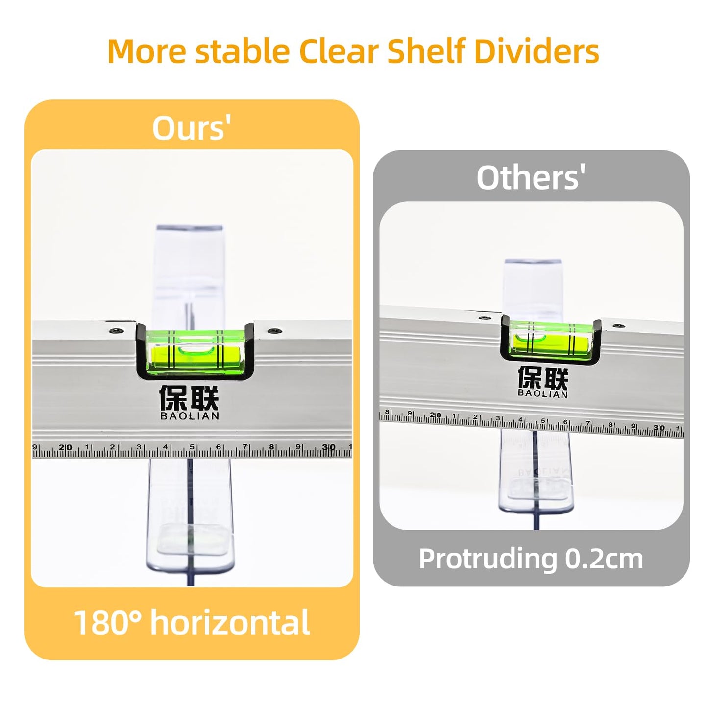 Uni HIMO Shelf Dividers，Vertical Purse Organizer for Closet，Thickened and Sturdy Shelf Organizer for Sweater, Shirts, Handbags,8" Tall x 11" (6 Pcs)