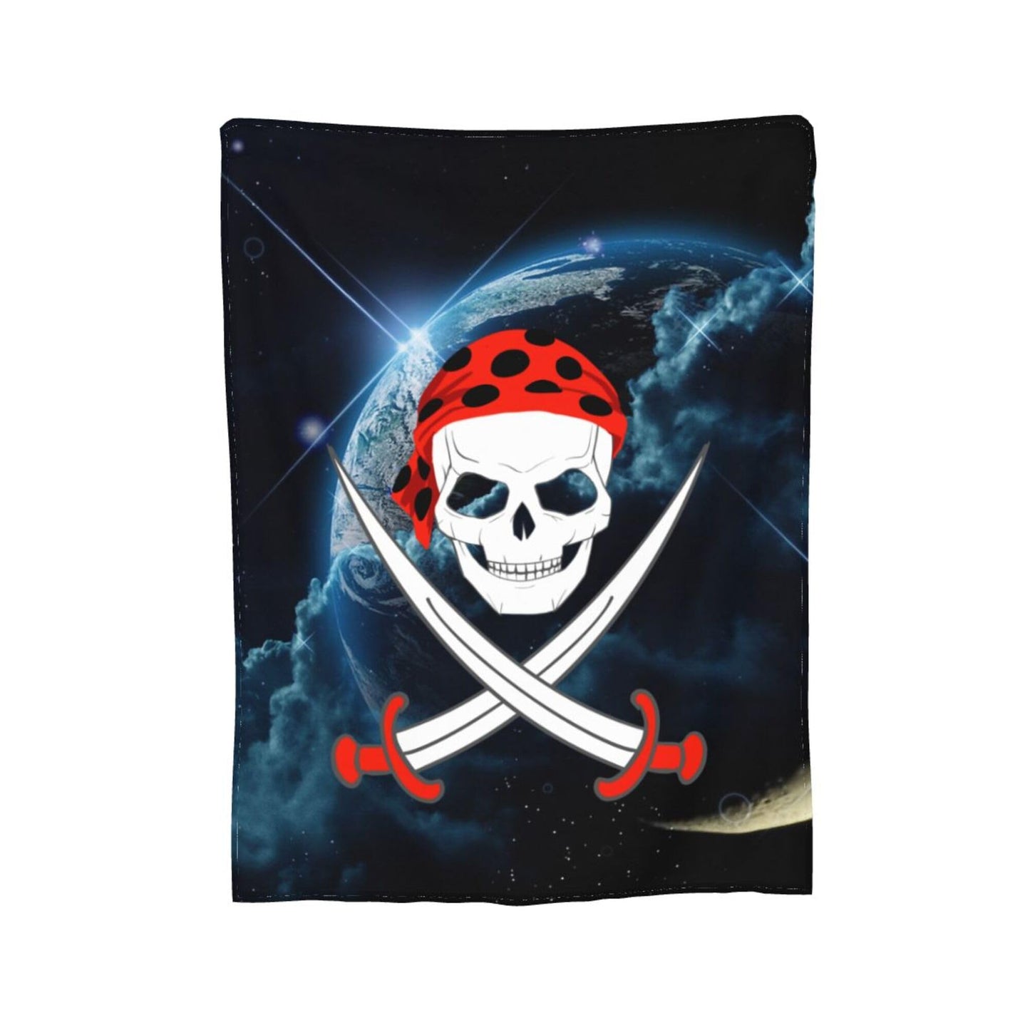 Pirate Blanket Super Soft Flannel Blanket Comfy Cozy Throw Blanket Couch Lightweight Blankets for Living Room Bedroom 40"x30"