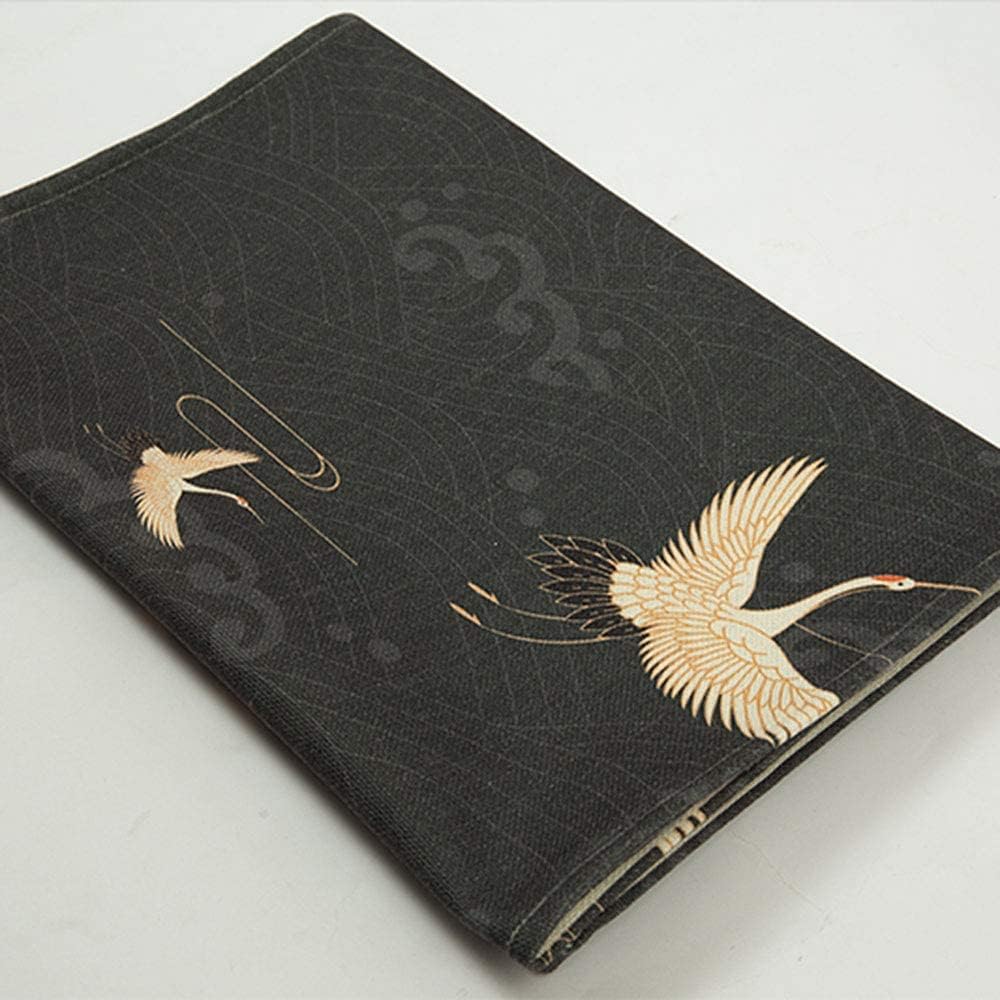 Ofat Home Japanese Crane Noren Curtain, 33.5" x 59"