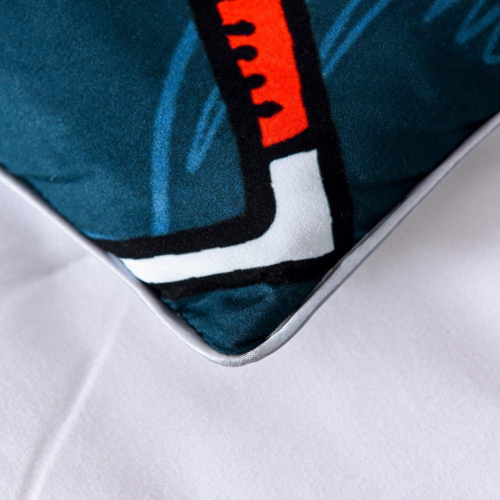 SHOMPE Sports Comforter Sets Bed in A Bag Full Size,3D Soccer Basketball Baseball Football Theme Quilt Set for Kids Boys Children Fans Bedding Decorative