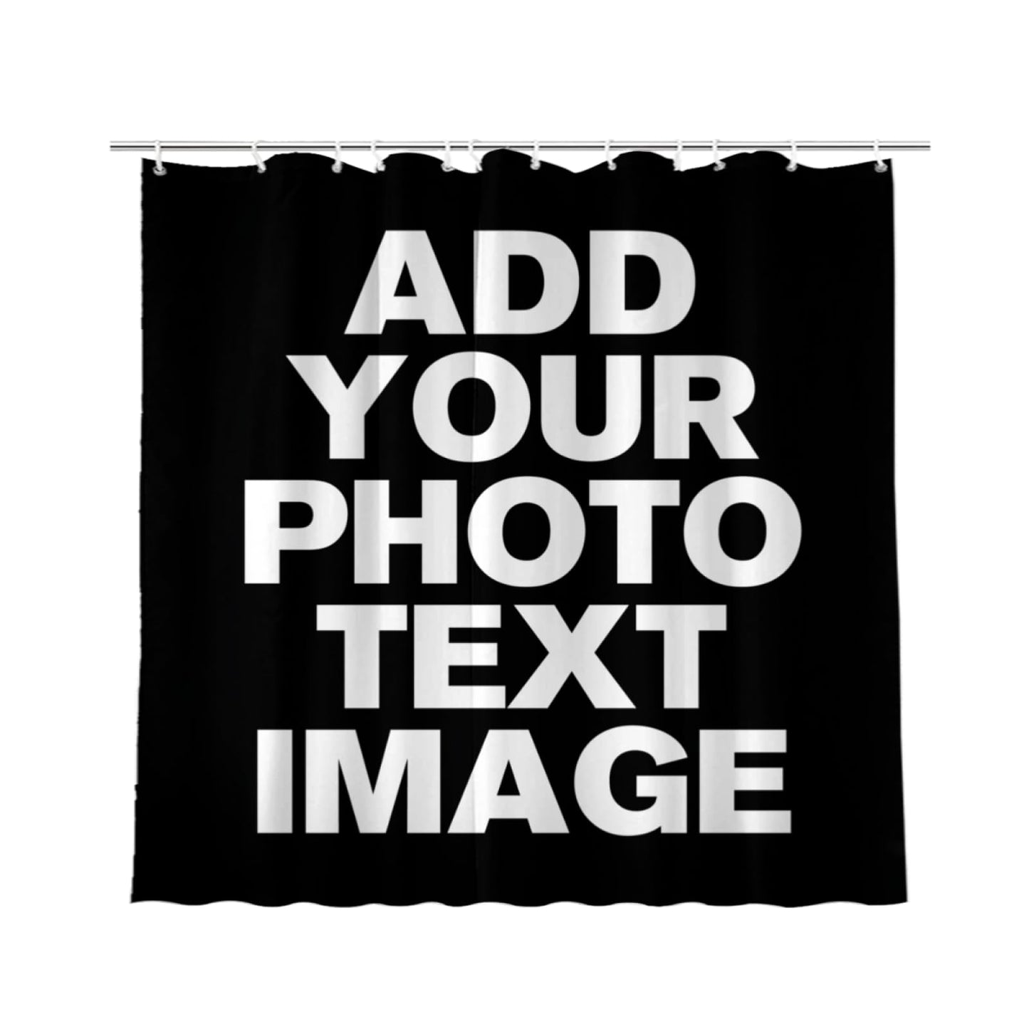 Custom Shower Curtain Personalized Shower Curtains Customized Shower Curtains Design Your Own Text Logo Photo for Bathroom Bedroom Hallway Living Room Funny Personalized Gifts 70x70 inch