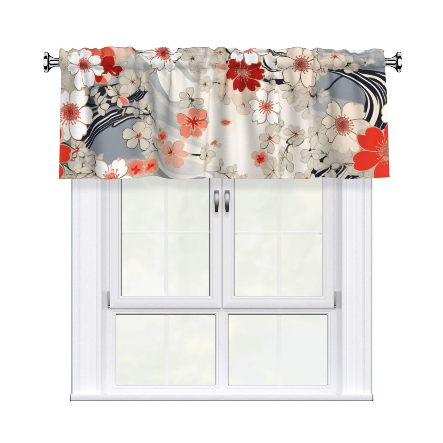 JXDXHCW Valances for Windows Cherry Valance Living Room Bedroom Kitchen Curtain Valance 54x18 Inch
