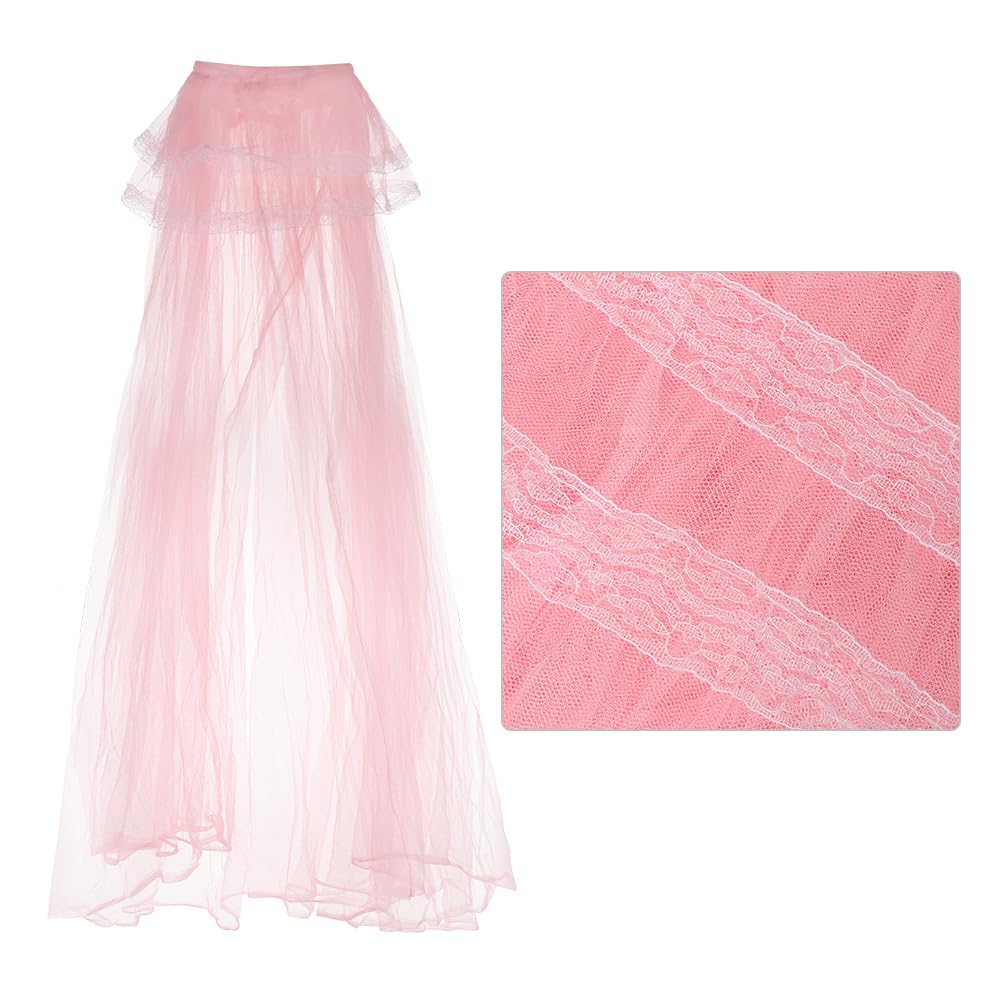 haozaikeji Baby Crib Mosquito Net Breathable Crib Canopy Netting Baby Bed Cot Mosquito Net Hanging Dome Canopy (Without Stand)