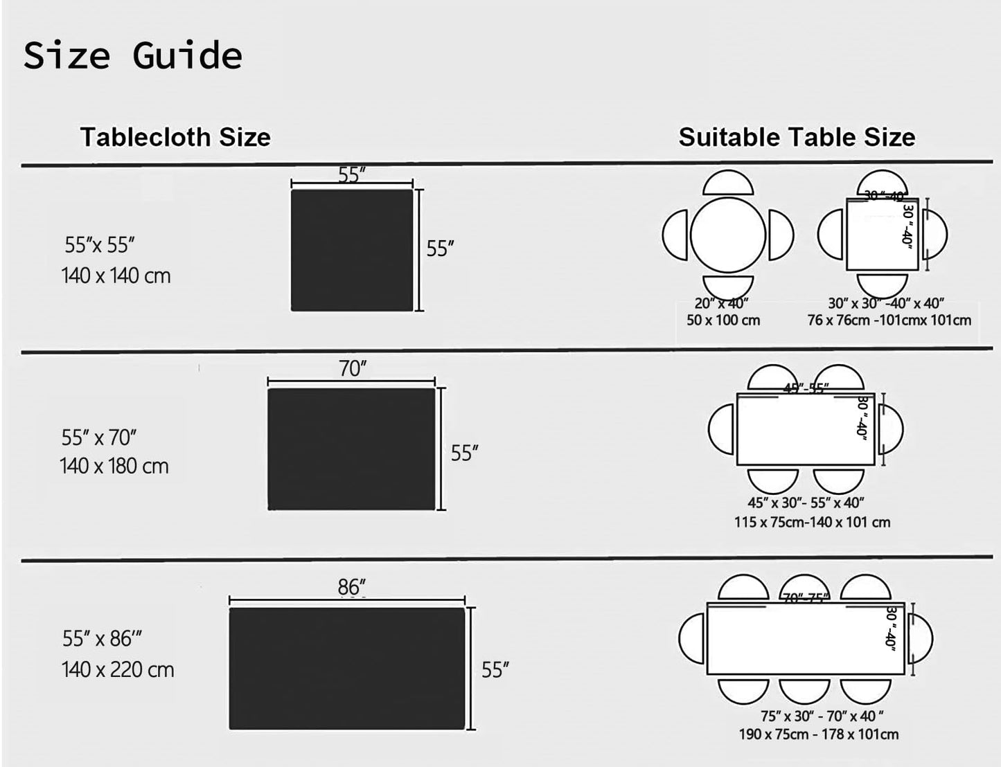 Linen Rectangle Table Cloth Waterproof Cotton Fabric Farmhouse Burlap Rustic Boho Coffee Tasseled Oblong Tablecloth for Party, Camping, Picnic, Kitchen and Dining Room Table Decor,55" x 86", 6-8 Seats