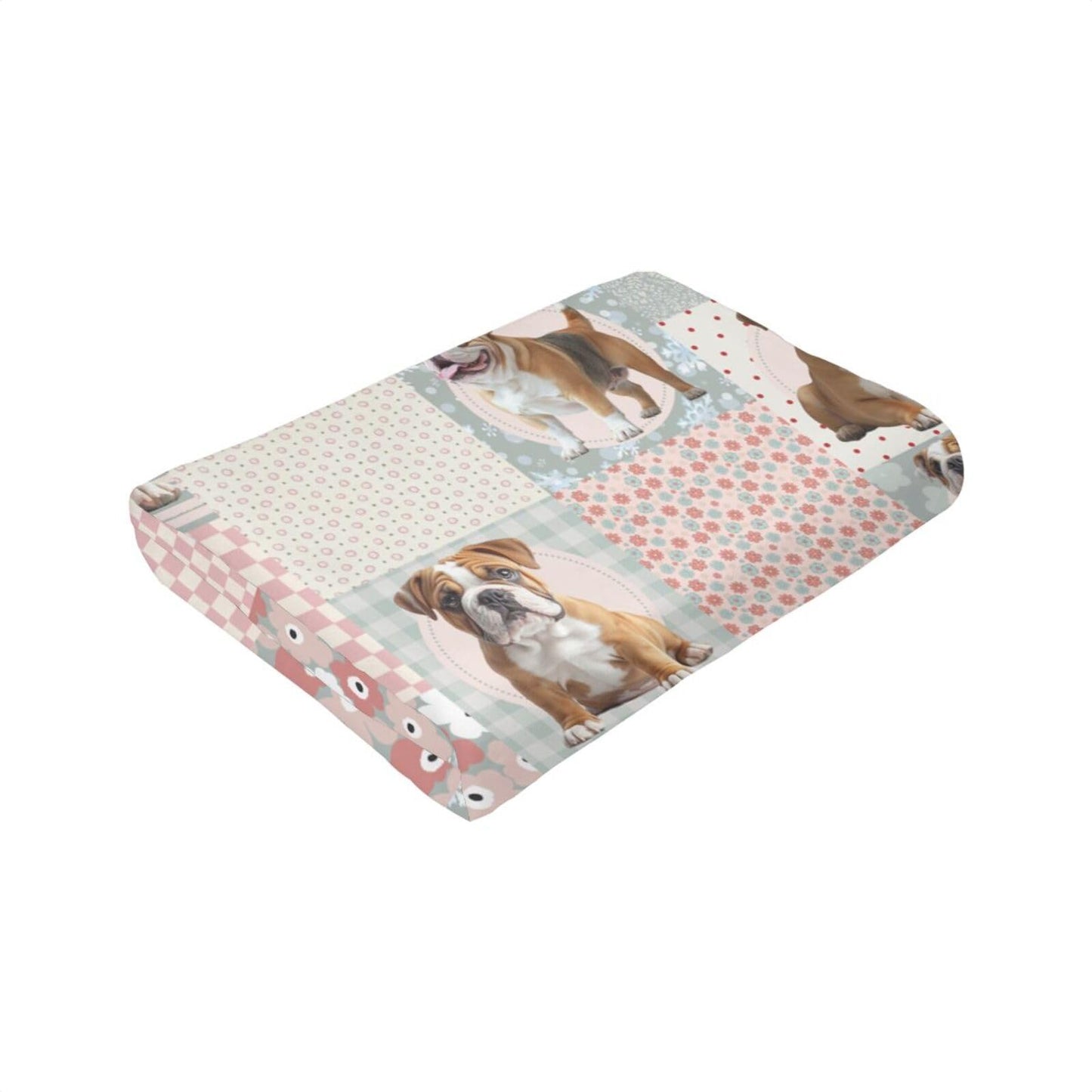 French Bulldog Throw Blanket Cute Bulldog Flannel Blankets Dog Lover Plush Super Soft Cozy Warm Decor Gifts for Boys Girls Kids Adults Men Women 40" x 50"