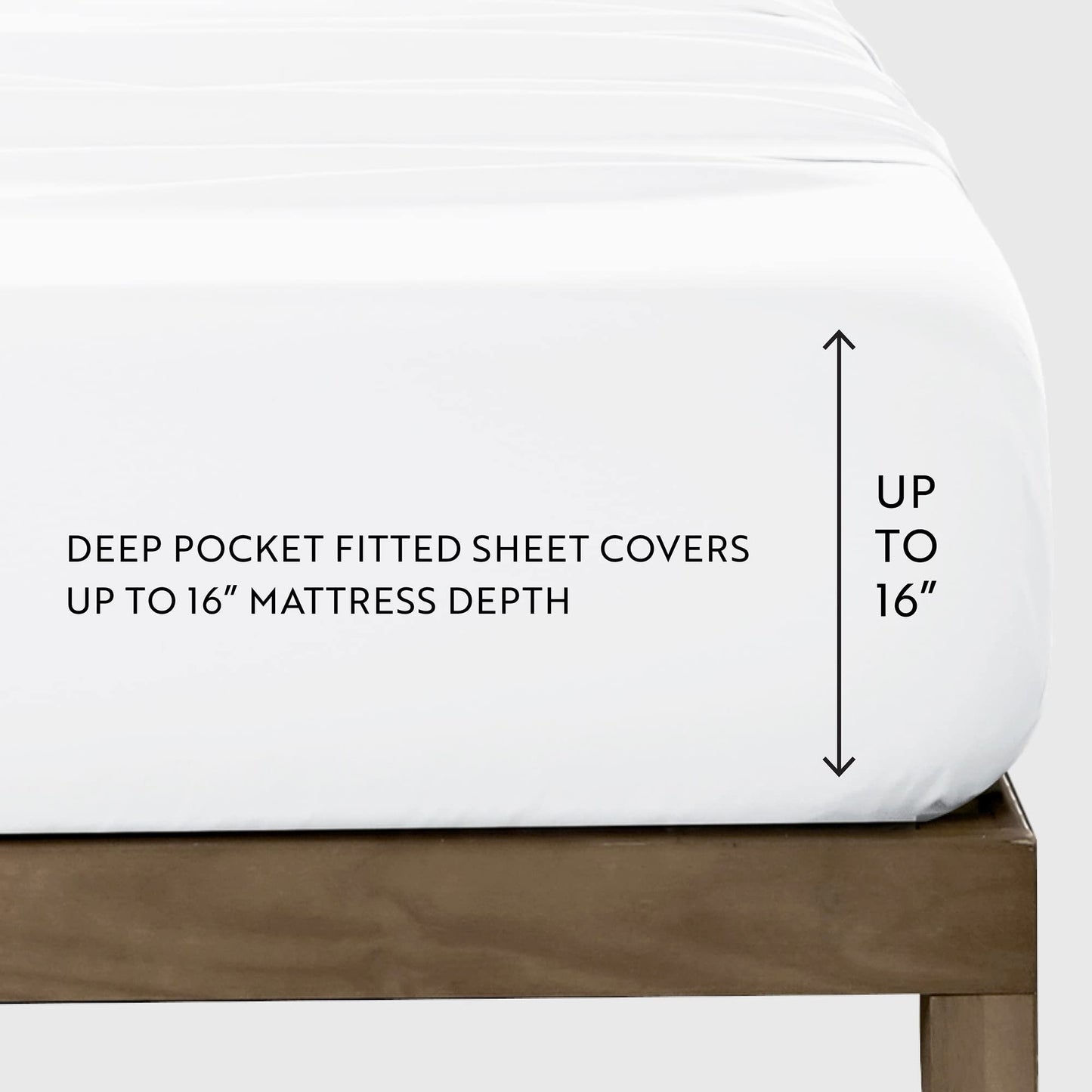 Linen Market Brushed Microfiber Full Sheet Set 4 Piece – Oeko-TEX Certified Ultra Soft & Wrinkle-Free - 16" Deep Pocket Sheets - Easy Care Full Size - Gold