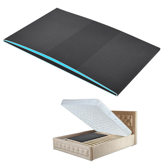 48"×24"×2" High-Density 50D Foam Mattress Support Pad – Sagging Mattress Support & Mattress Dip Corrector, Curved Design for Targeted Support, Restores Firmness, Ideal for Beds, Couches & Tatami Mats