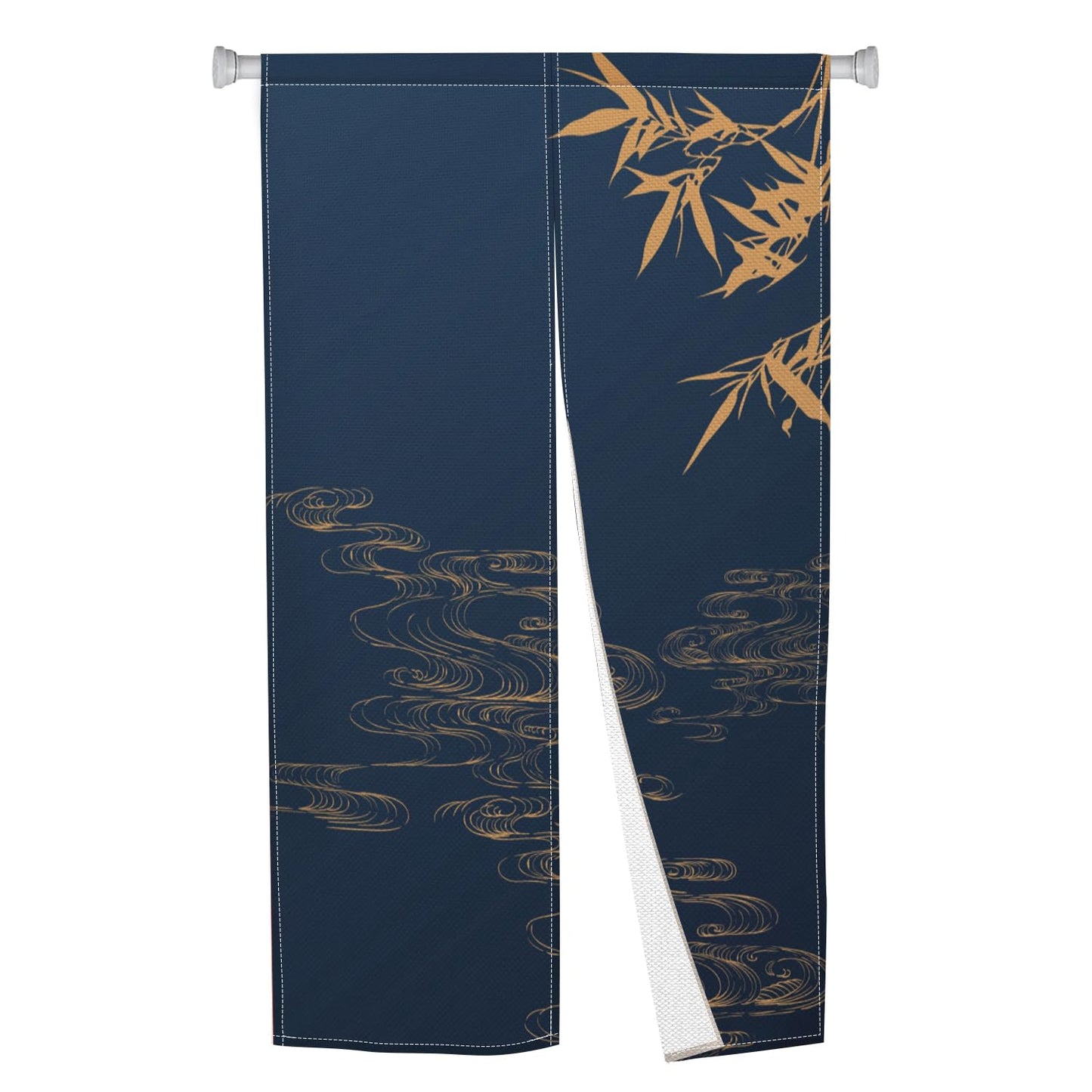 Leowefowa Japanese Noren Doorway Curtain Traditional Door Kitchen Curtains Chinese Bomboo Printing Window Treatment Long Doorway Trapestry Panle for Wall Hnaging Room Divider Home Decor, 33.5"x 70.9"