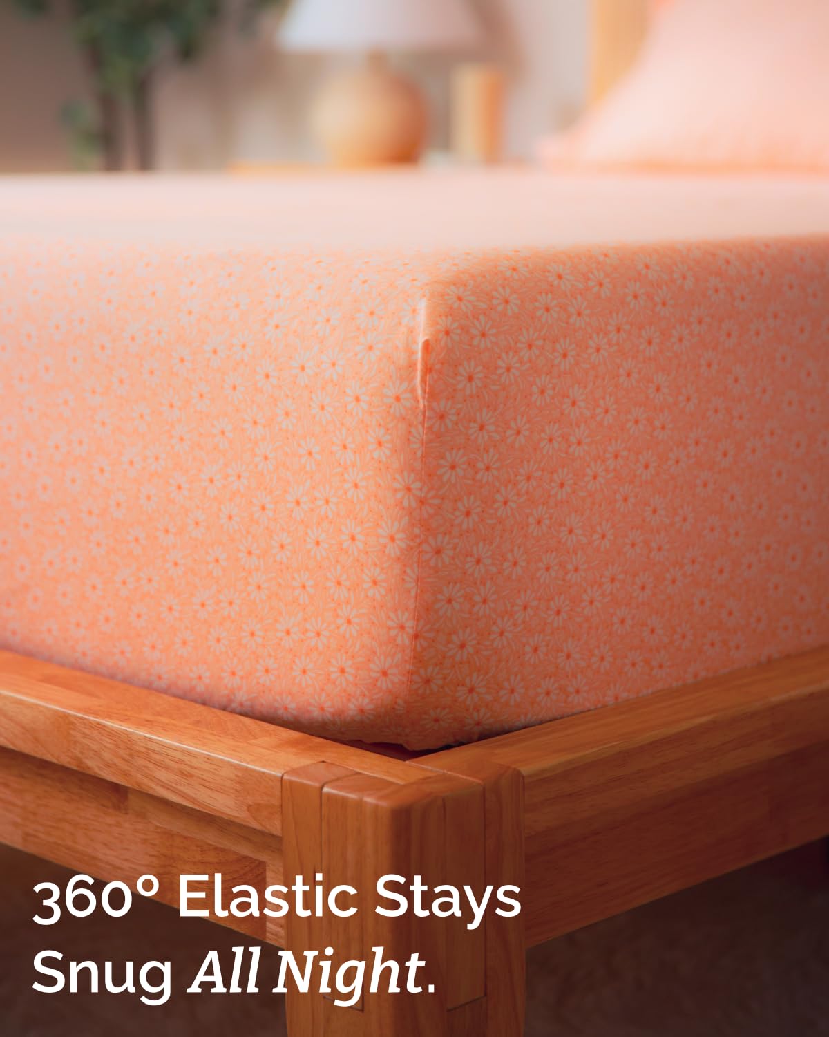 Floral Sheets - Pink & White Bed Sheet Set - 1 Flat, 1 Fitted & 2 Pillowcases w/ Deep Pockets - Comfy, Cozy, Wrinkle & Fade Free - Boho Botanical Bedding - Soft, Breathable & Cooling - Full Size Set