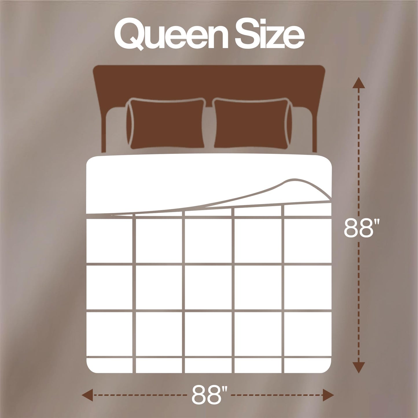 Utopia Bedding Queen Comforter Duvet Insert, Quilted White Comforter with Corner Tabs, Box Stitched Down Alternative Comforters Queen Size 88 x 88 inches