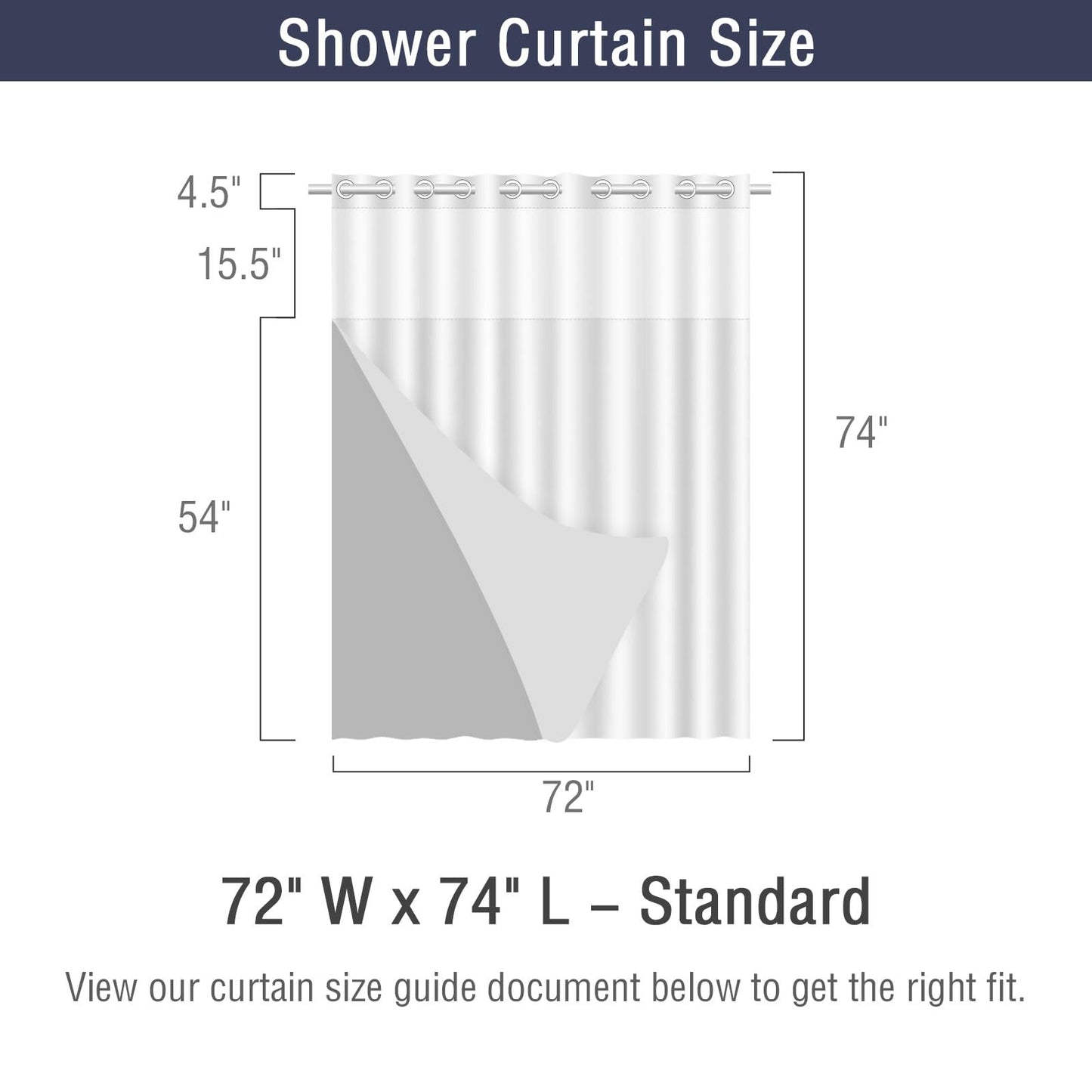 Gibelle No Hook Eucalyptus Shower Curtain with Snap-in Fabric Liner Set, Hotel Style Sage Green Plant Leaves Double Shower Curtain with See Through Top Window, Waterproof & Washable, 72x74