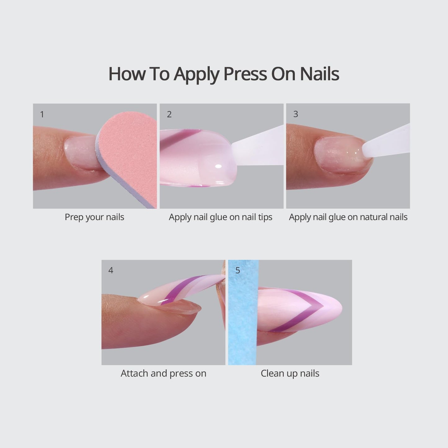 BTArtbox Press On Nails Almond - Amber Hoops, Tortoise Shell Short French Tip Press On Nails with Glue and Adhesive Tabs for Women, Soft Gel Glue On Nails in 16 Sizes - 32 Stick On Nails Kit