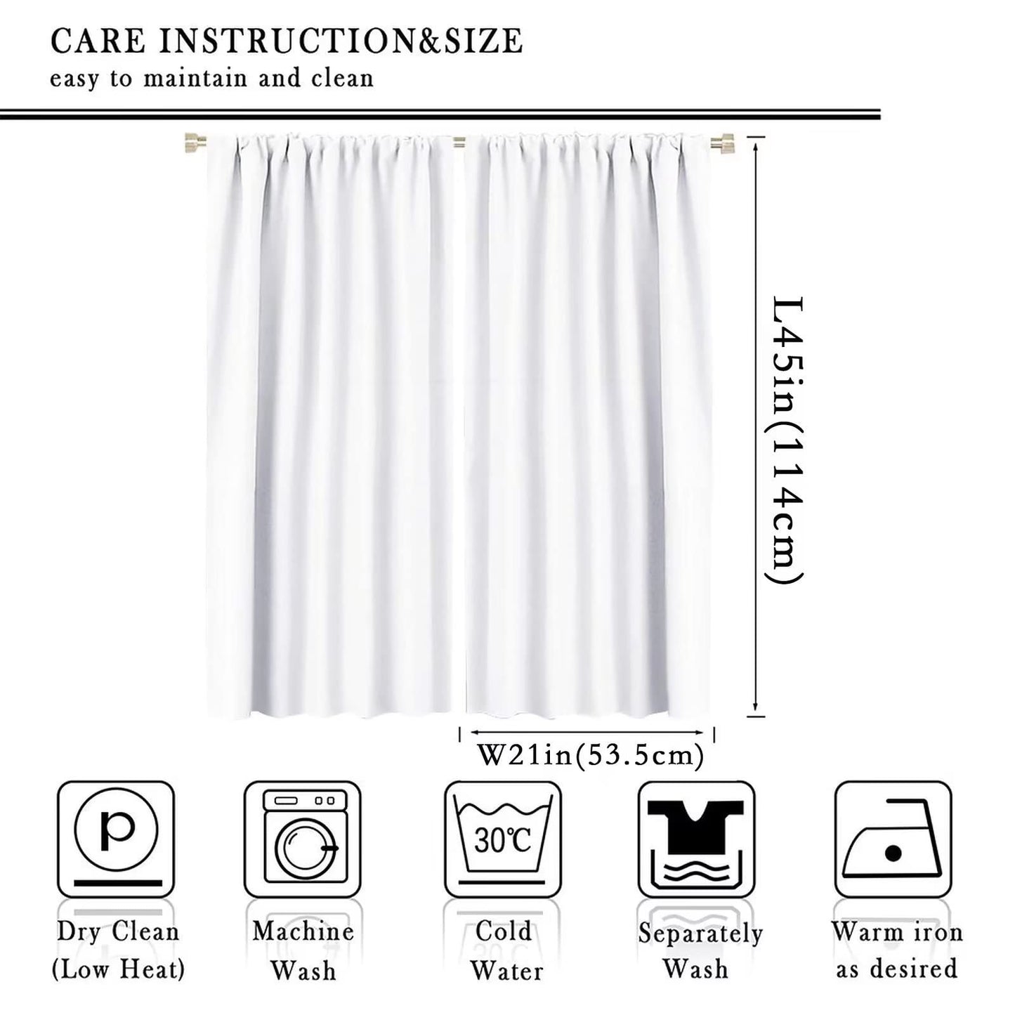Funny Animal Bathroom Curtains,Cute Cat Reading Newspaper on Toilet Lovely Kitty for Pet Lover Window Drapes for Living Room Kitchen Bedroom Decor,Set of 2 Panel W42xL45in