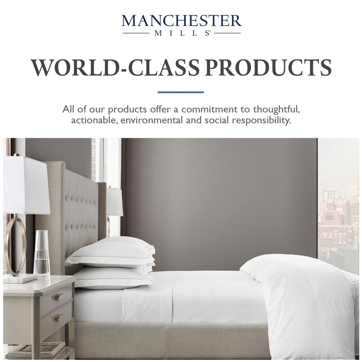 Manchester Mills Mattress Encasements and Protectors (Queen (U.S. Standard))