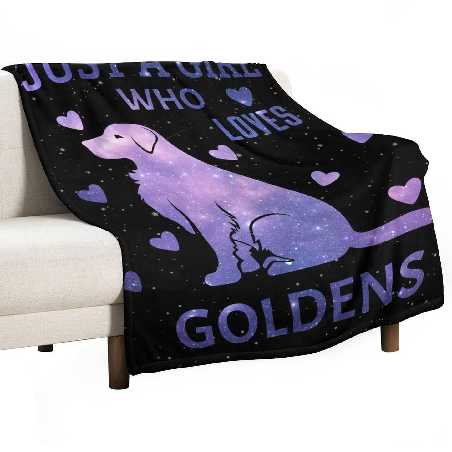 AIOMXZZ Golden Retriever Blanket Gifts, 60"x80" Dog Pattern Flannel Fleece Throw Blanket Soft, Lightweight, Comfortable, Warm Golden Retriever Themed Blanket for Humans Adults Kids