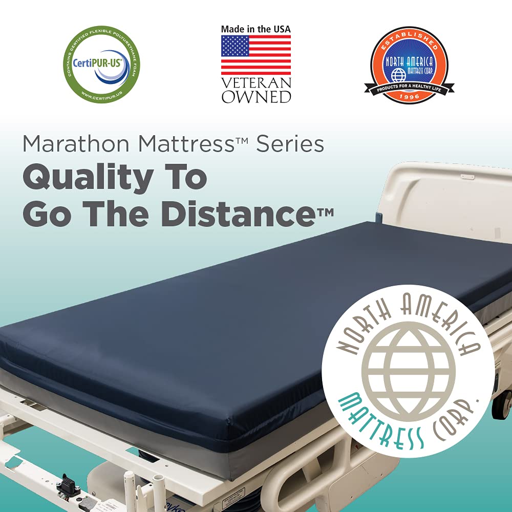 NAMC Advanced Care 80" X 36" X 6" Hospital Bed Memory Foam Mattress