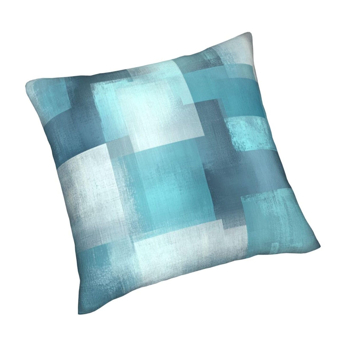 Droerfes Turquoise Grey Teal Throw Pillow Covers Set of 2 Couch Pillow Case Decoration Cushion Covers for Sofa Home Living Room Bedroom Outdoor 18X18 Inch