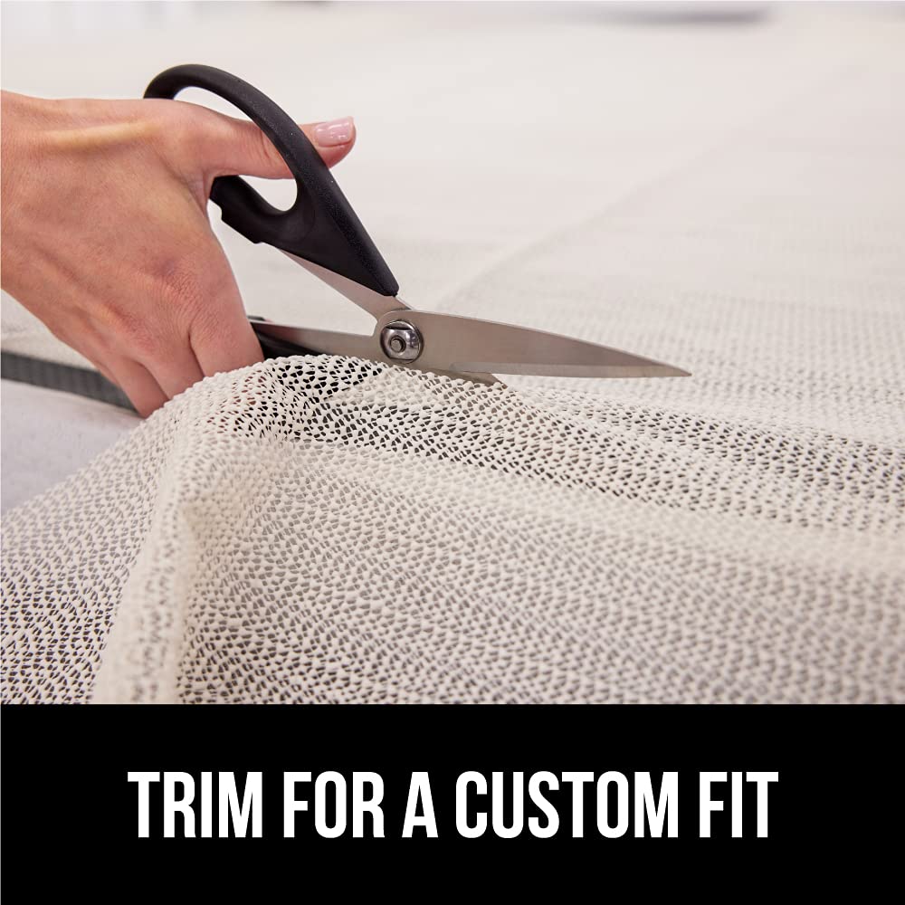 GORILLA GRIP Non Slip Mattress Gripper, Prevents Mattresses from Sliding and Holds Bed in Place, Pad Grips Beds, Sofa, Couch, Chair Cushions and Helps Keep Topper from Slipping, Easy Trim Pads, Full