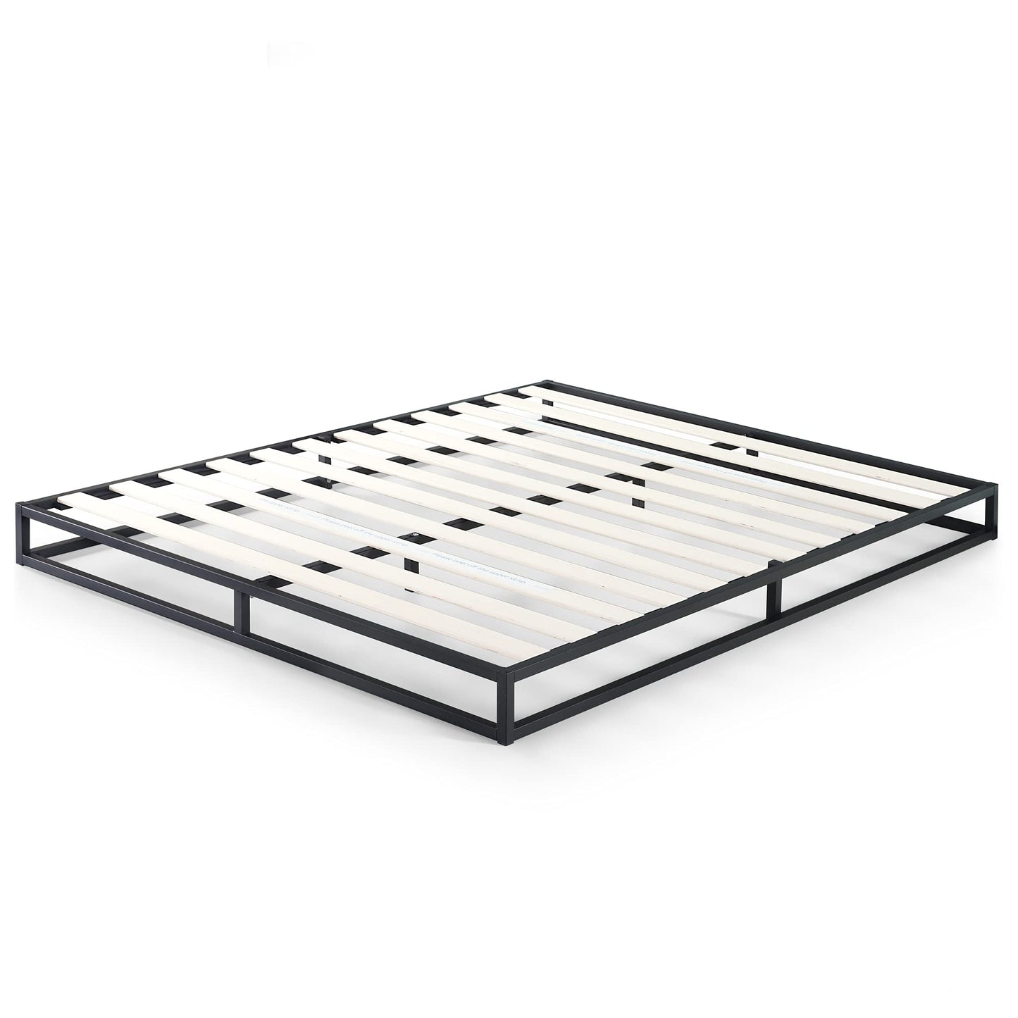 ZINUS Joseph 6 inch Metal Platform Bed Frame, Mattress Foundation, Wood Slat Support, No Box Spring Needed, Sturdy Steel Structure, Queen