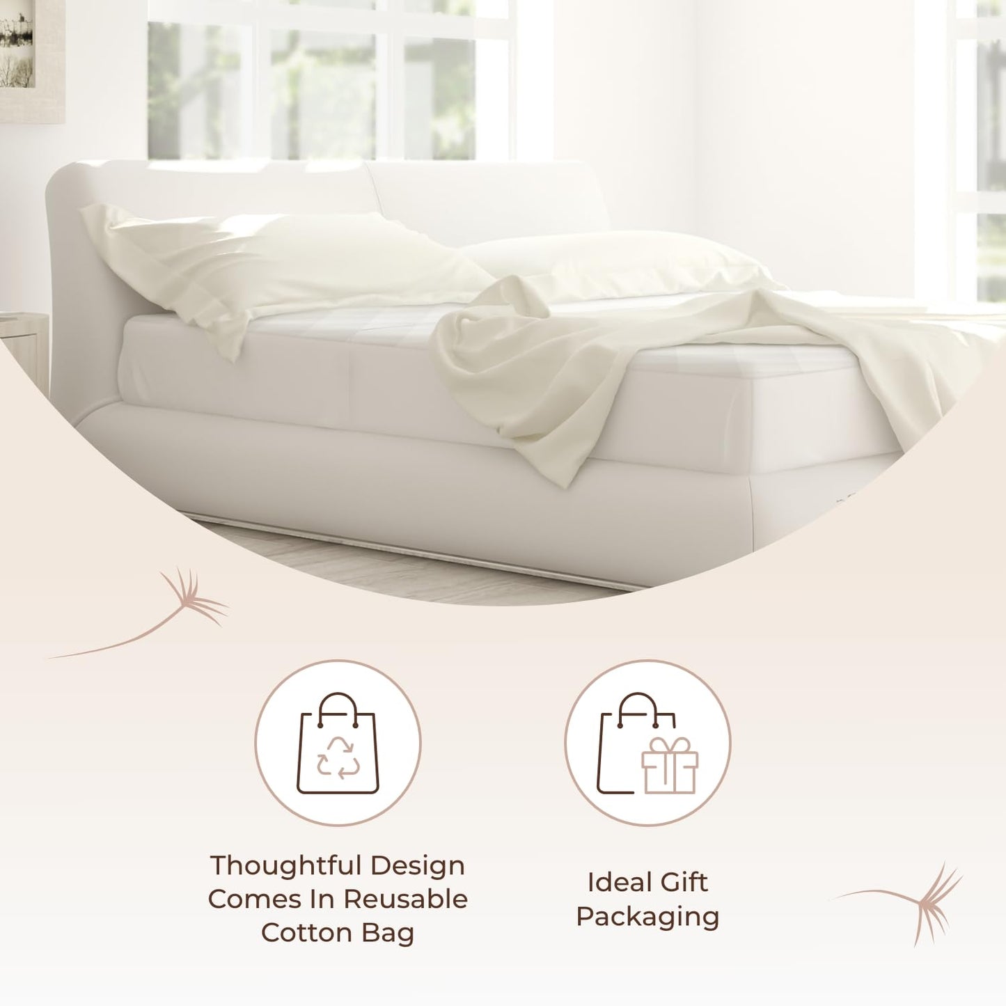 100% Cotton Organic Mattress Pad - Luxury Quilted Mattress Topper Protector Plush & Breathable Machine Washable Design - Fairtrade & GOTS Certified Premium 400GSM Thick with Deep Pocket (Twin)