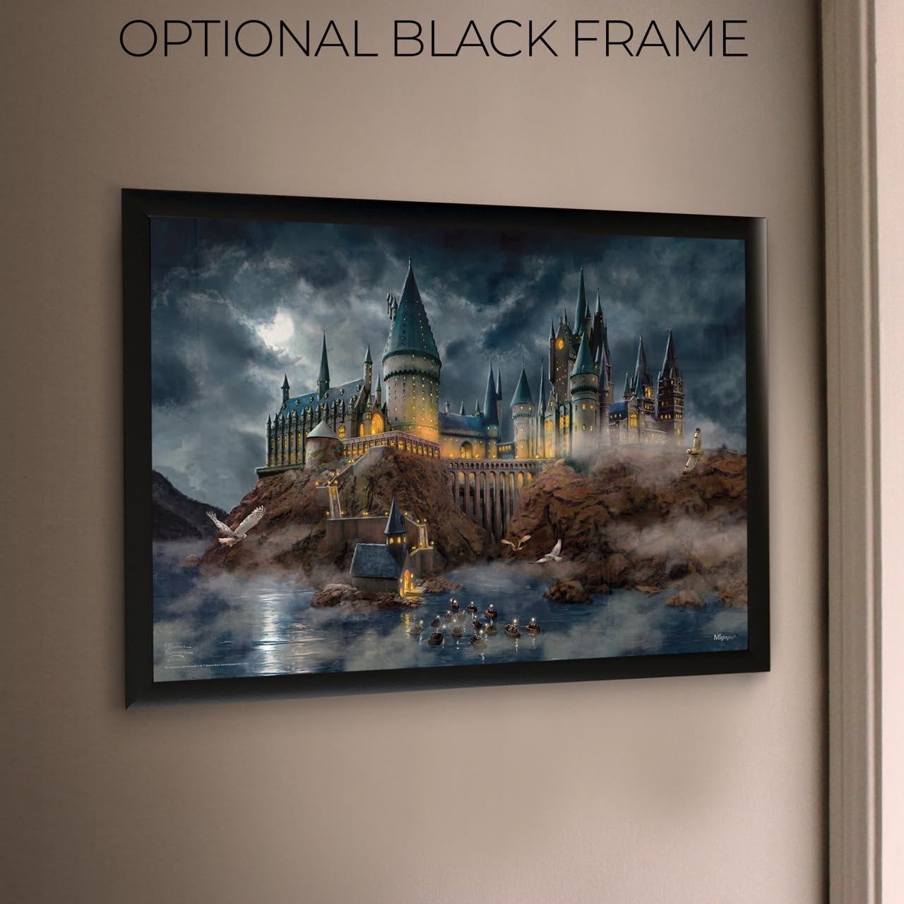 MIGHTYPRINT Harry Potter – Hogwarts Castle – Durable 24” x 17 Wall Art – NOT Made of Paper – Officially Licensed Collectible MP24170997