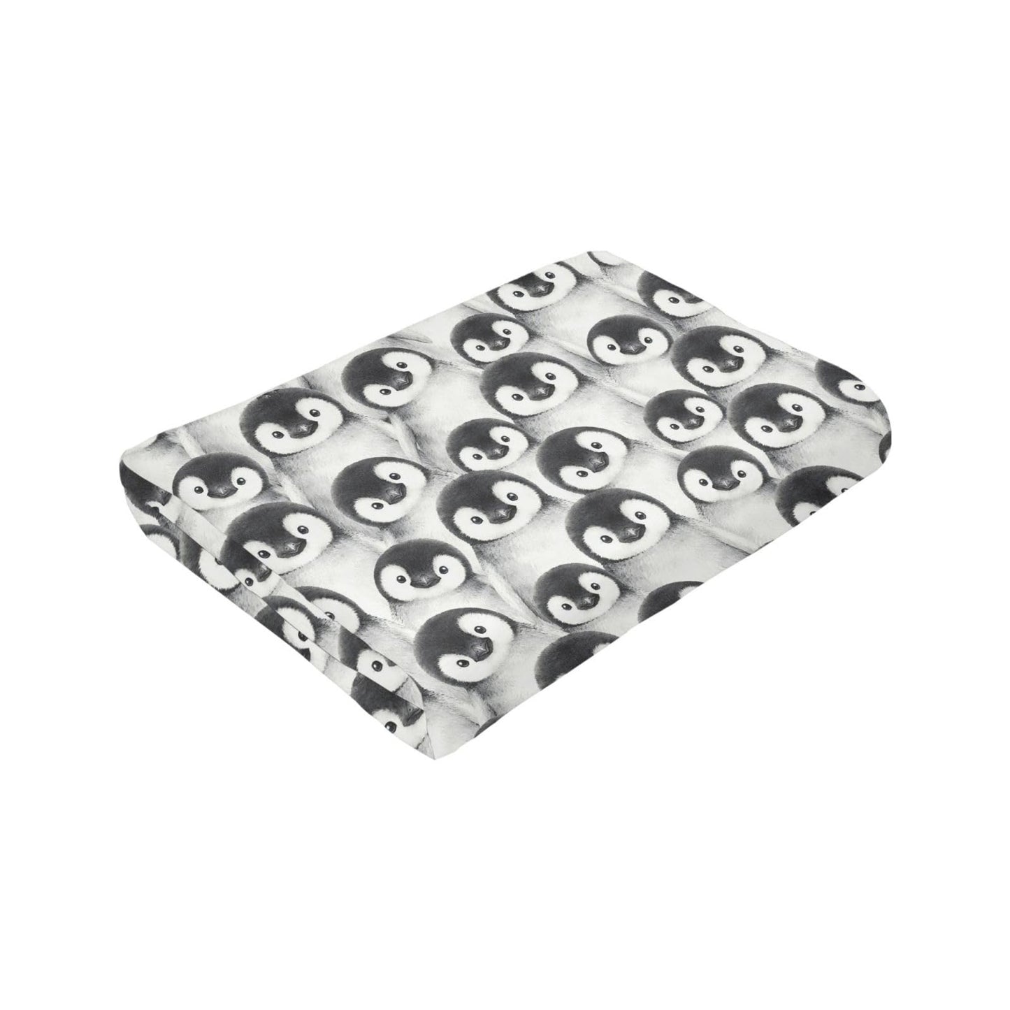 Penguin Throw Blanket Soft Cozy Plush Warm Fleece Blanket for Sofa Couch Bed 60"X50"