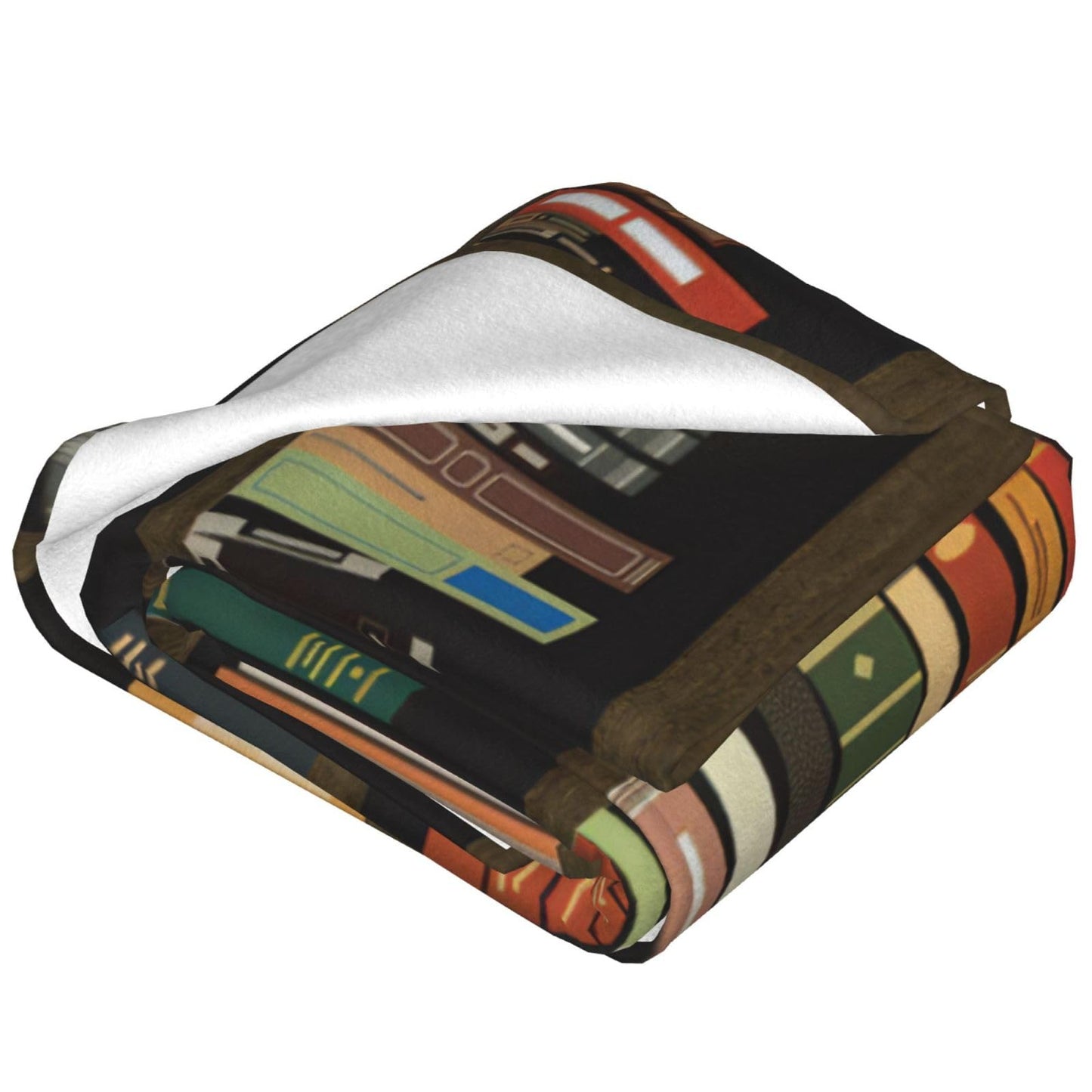 Book Blanket Book Decor Inspirational Throw Blanket Gifts for Girls Boys Book Lover Winter Couch Bedding Super Warm Soft Plush Lightweight Fleece Flannel Bed Blanket for Kids Adults Men Women 50"X40"