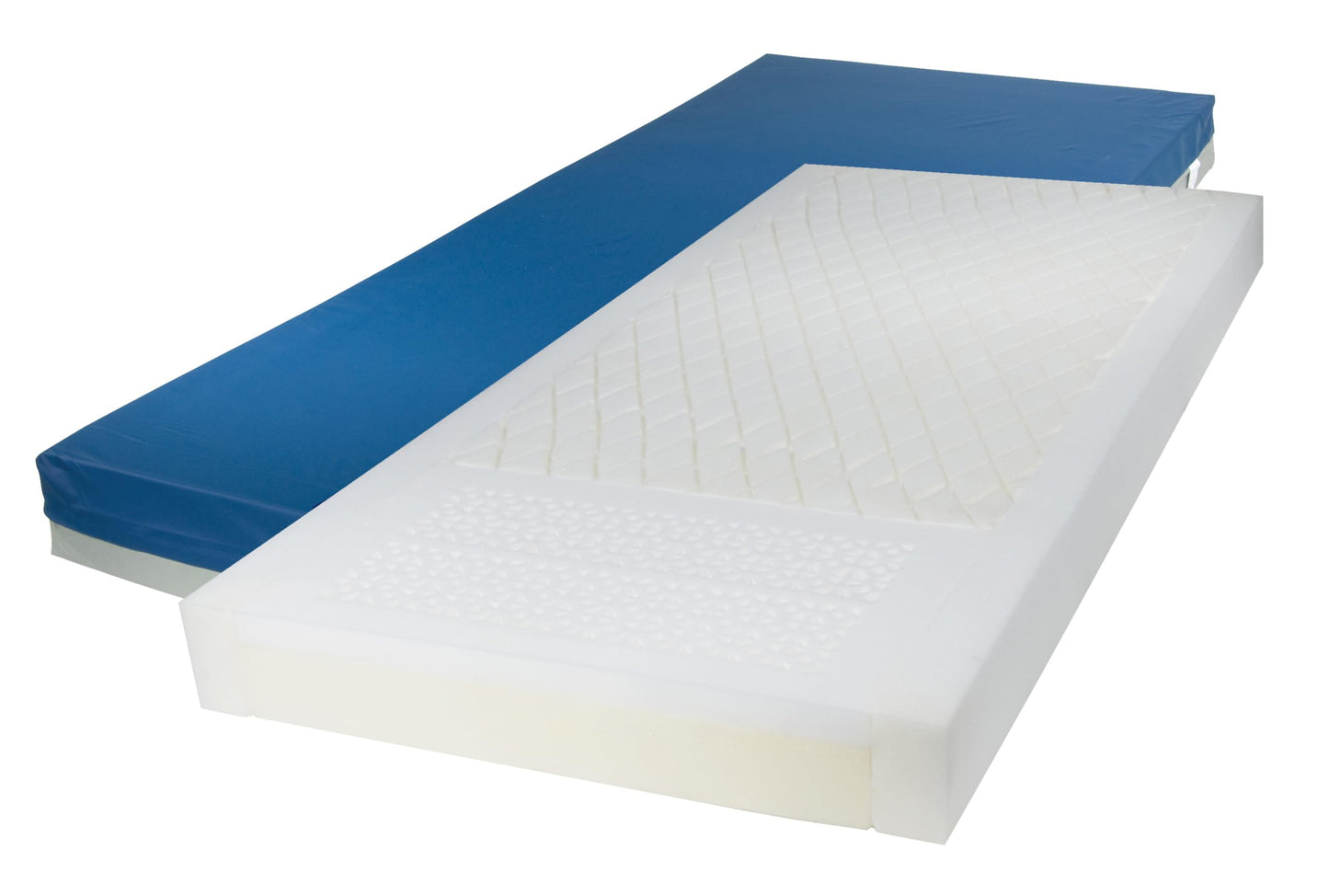 Drive Medical 15770 Gravity 7 Pressure Redistribution Mattress, Blue, 6.6 Foot (Pack of 1)