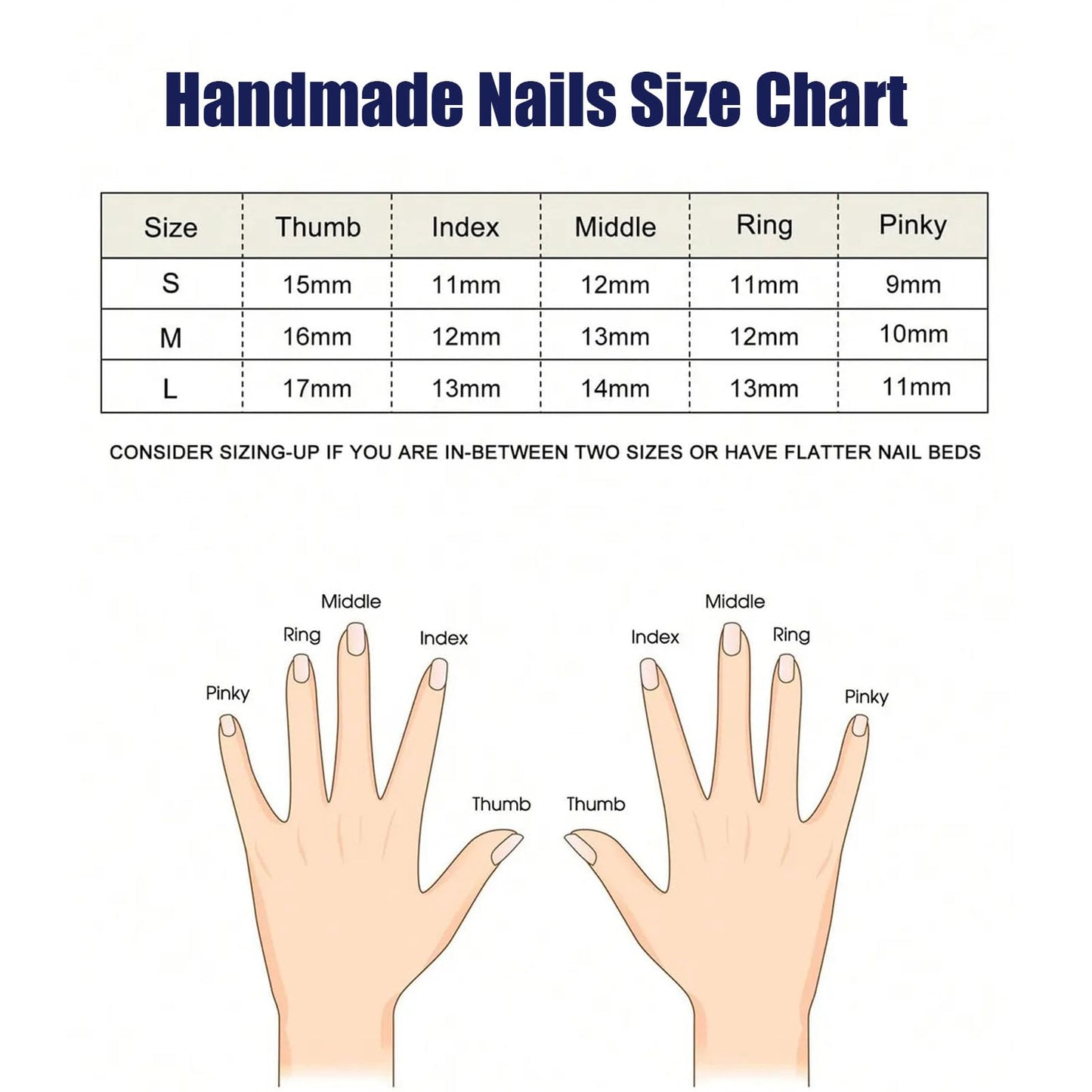 Handmade Press on Nails Short Almond Pink French Tip with 3D Design Fake Nail Art for Women M