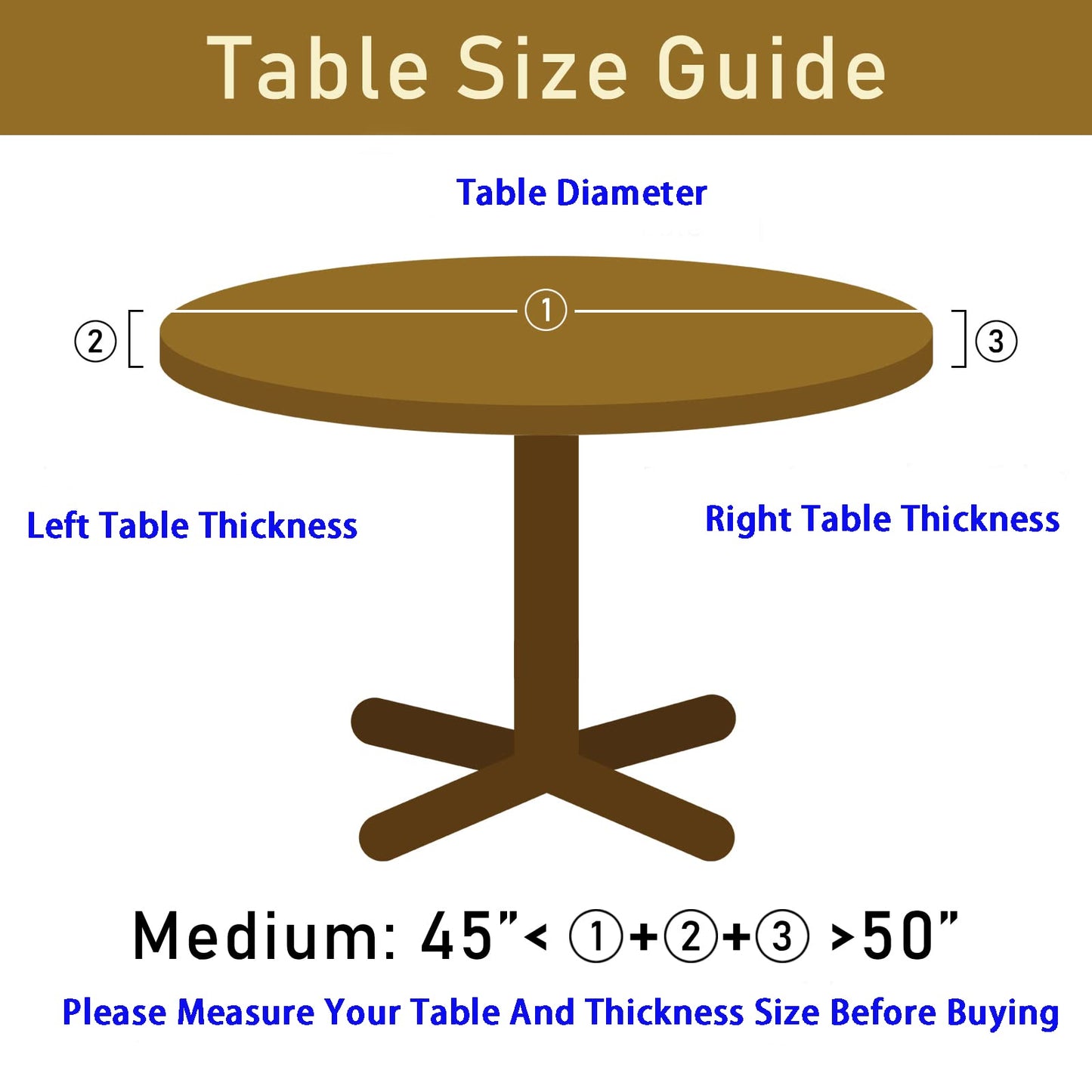 Hummingbird Flower Tablecloths Elastic Fitted Tablecloth Round Table Cover for Dining Party Indoor Outdoor 45-50 inch