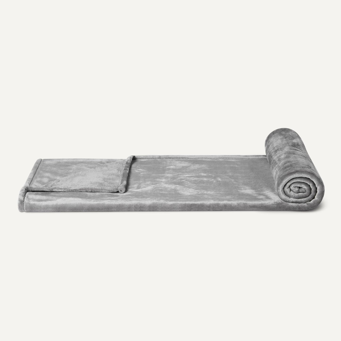 Amazon Basics Soft Fleece Throw Blanket, Ultra-Soft Flannel Fleece Microfiber, Warm Cozy for Couch Sofa Bedroom, Fade-Resistant, 50 x 60 Inches, Gray