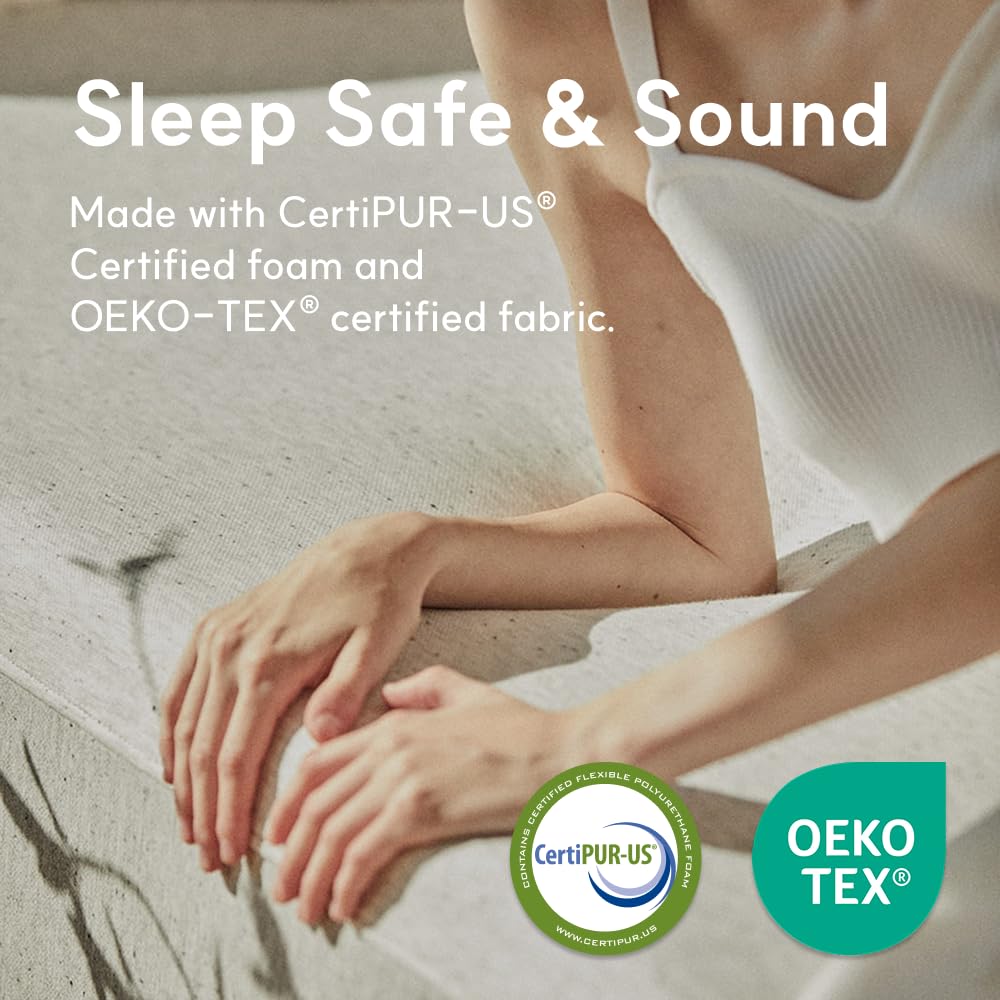 LIFEMENT Twin Mattress for Kids, 6 Inch Twin Bed Mattress, Essential Graphite Cooling Mattress in a Box, Medium Firm Support, Motion Isolation, Pressure Relief, CertiPUR-US Certified, 75''L x 39''W