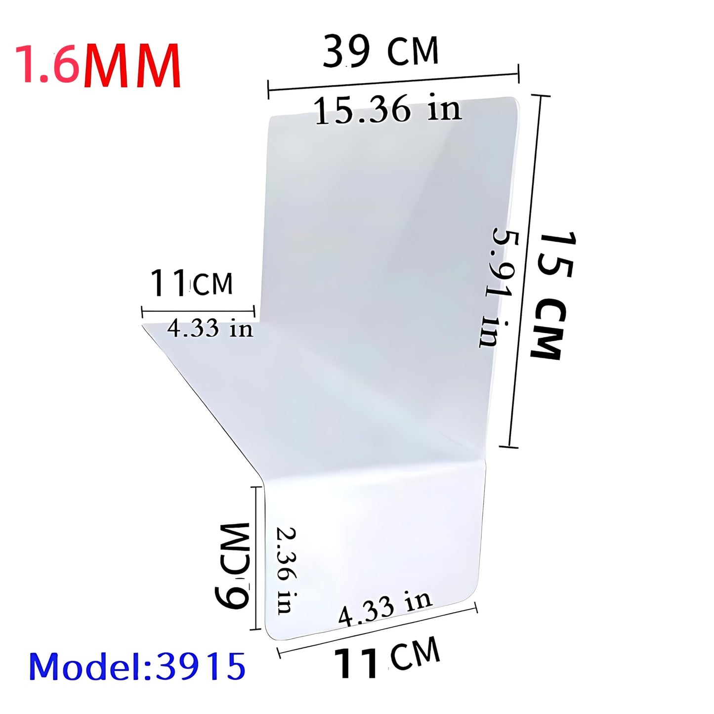 8Gnituhs 1.6MM 20 Pcs 39 * 15CM PVC Shelf Dividers for Closets Wood Shelf Separators Clothes Organizer and Bedroom Storage and Organization Organization Separator Shelf Laber