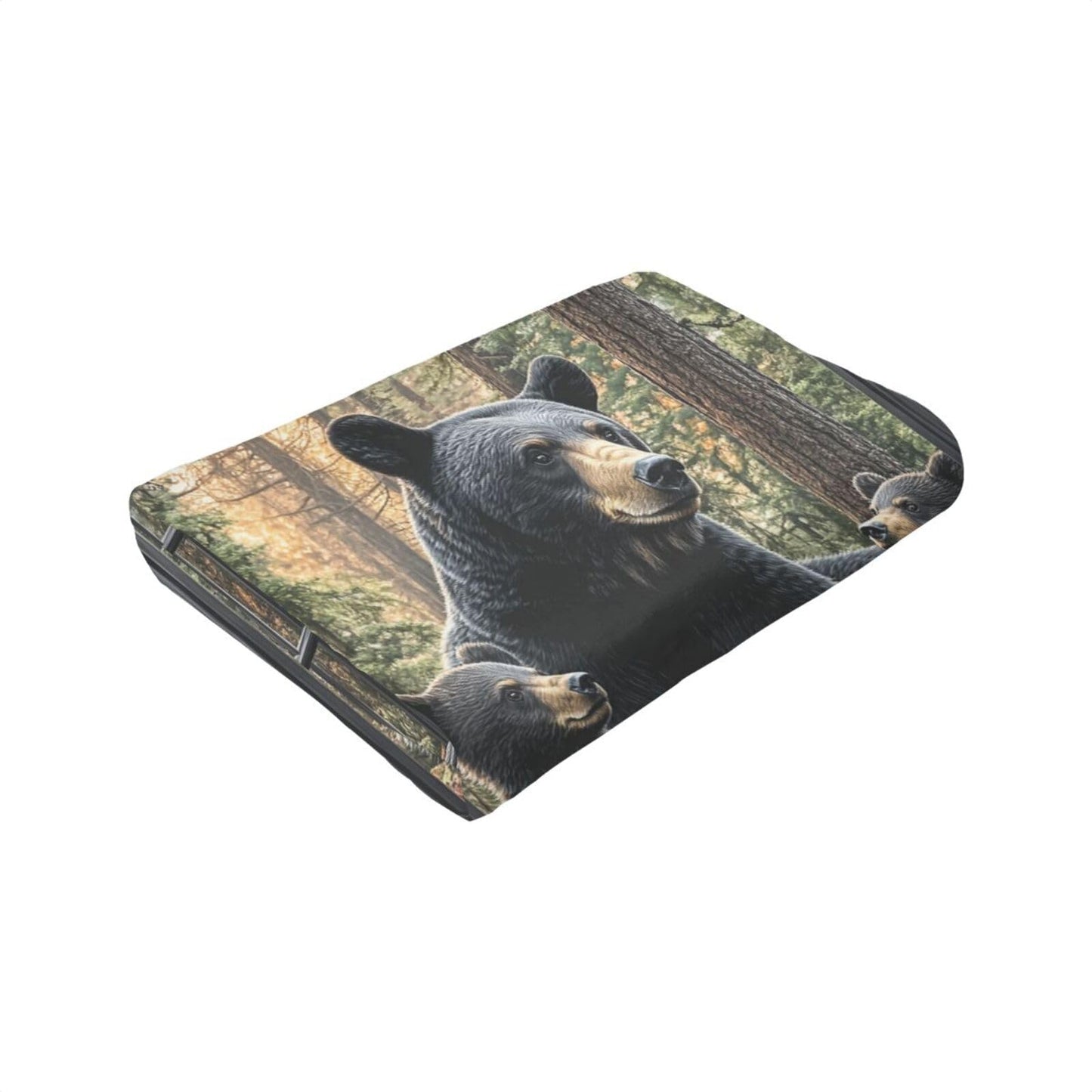 Bear Throw Blanket Farmhouse Bear Blankets Fleece Plush Flannel Super Soft Cozy Warm Lightweight Bears Decor Gifts for Boys Girls Kids Adults Men Women 40" x 50"
