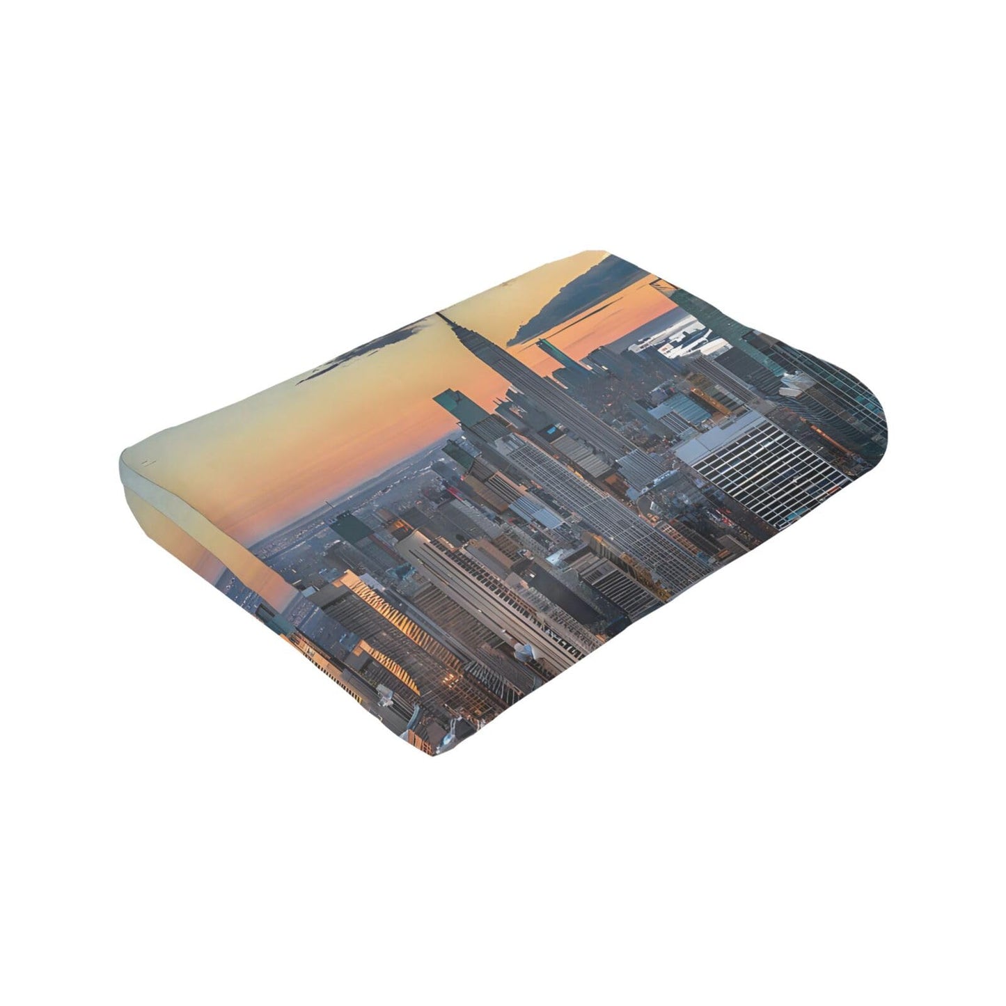 ZHYGZWWG New York City Print Flannel Blanket, Suitable for Sleeping, Sofa, Camping, Gifts for Family and Friends