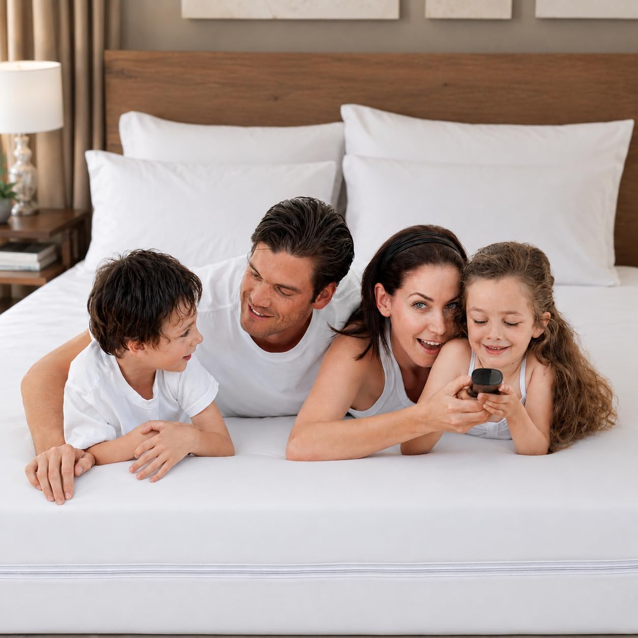LUX Décor King Zippered Mattress Encasement - Bed Bug Proof, 100% Waterproof Mattress Protector - 14 Inches Deep All Sided Cover, Noiseless - 78X80