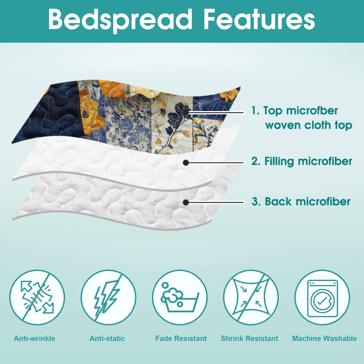 Jeminise Elephant Quilt Set, Animal Patchwork Printed Quilt Bedset, Patchwork Style Quilts Twin Full Queen Size Elephant Pattern Blanket Bedspread, Elephants Bed Set Bedding Gift