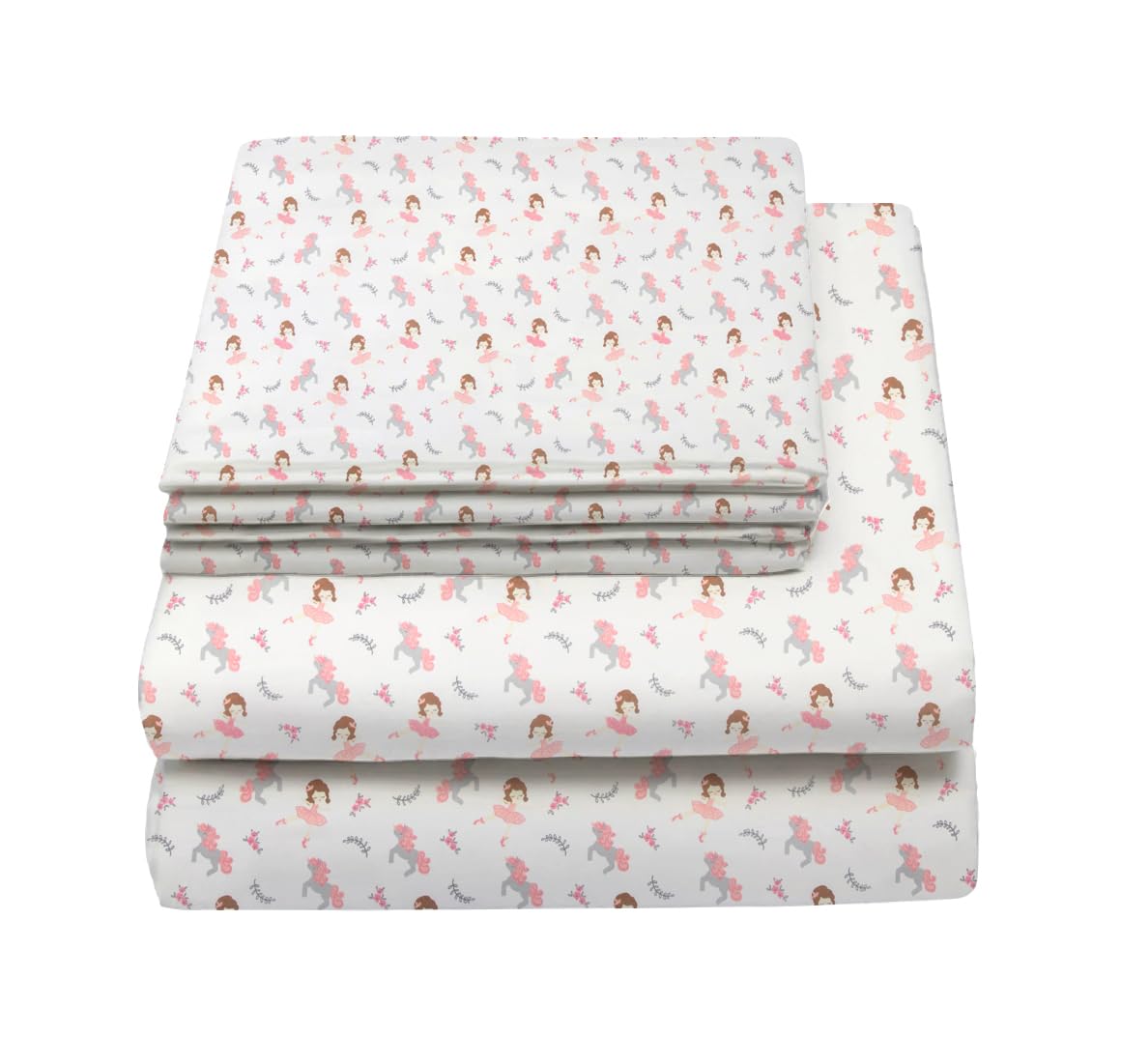 LITTLE CELEBRITY Twin Sheets Set Kids Boys/Girls, Bed Sheets Kids, Cute Bed Sheet, Includes Flat, Fitted and Pillowcase, 3 Piece