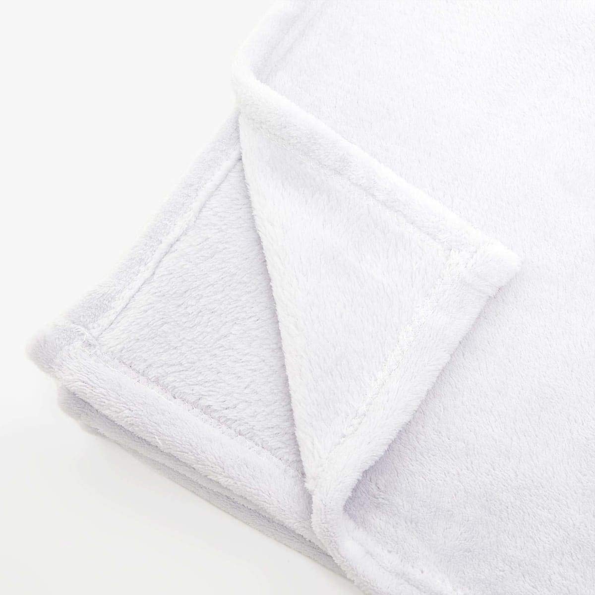 Colored Fleece Throw Blanket | Fuzzy, Soft, Warm, Cozy, Reversible Blanke Cream Colour Blanket for Bed Couch Sofa Chair 30 x 40 Inche