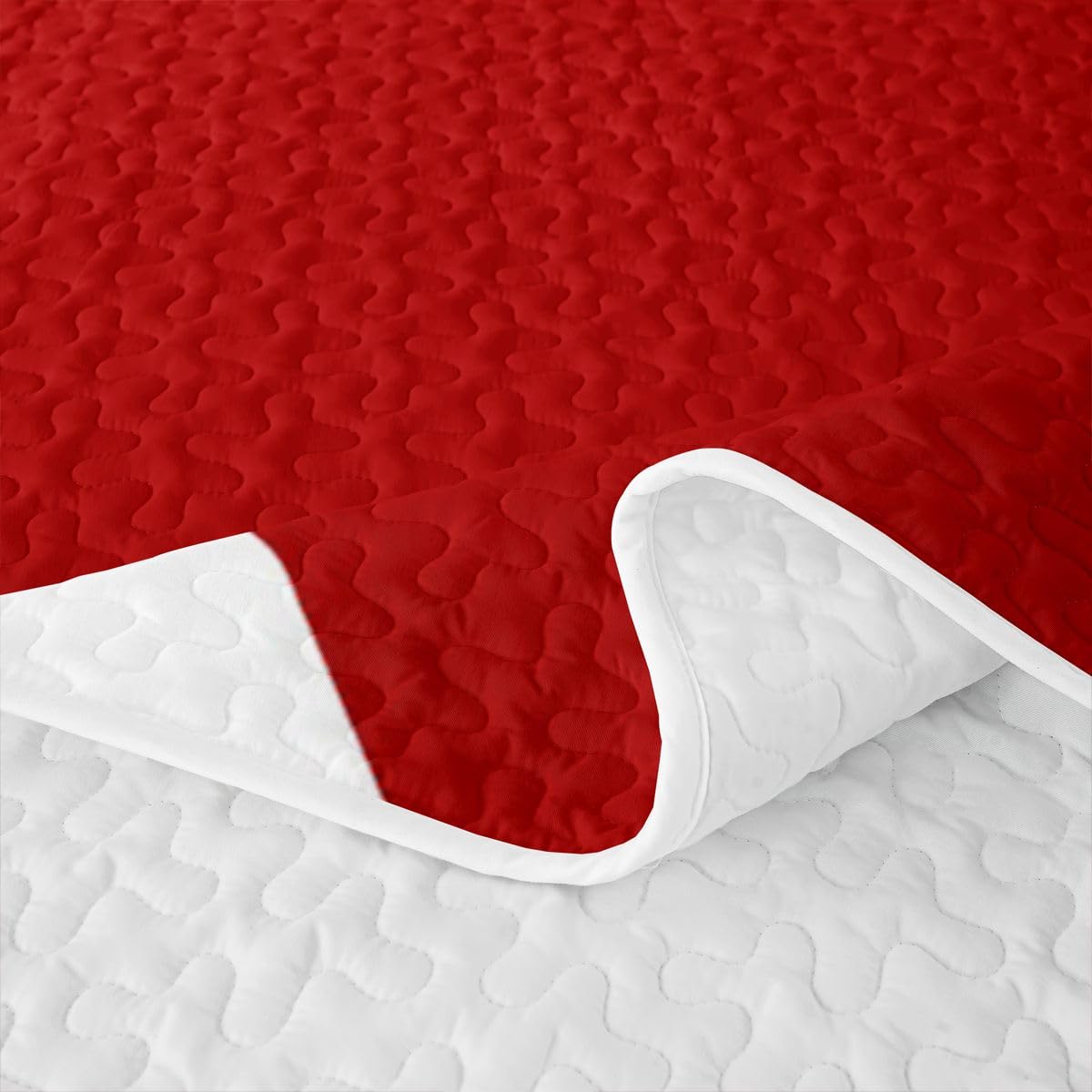 Erosebridal Red Gray Black Striped Quilt Twin Modern Abstract Quilt Set Geometric Lines Quilted Bedspread Aesthetic Boho Coverlet with 1 Pillowcase