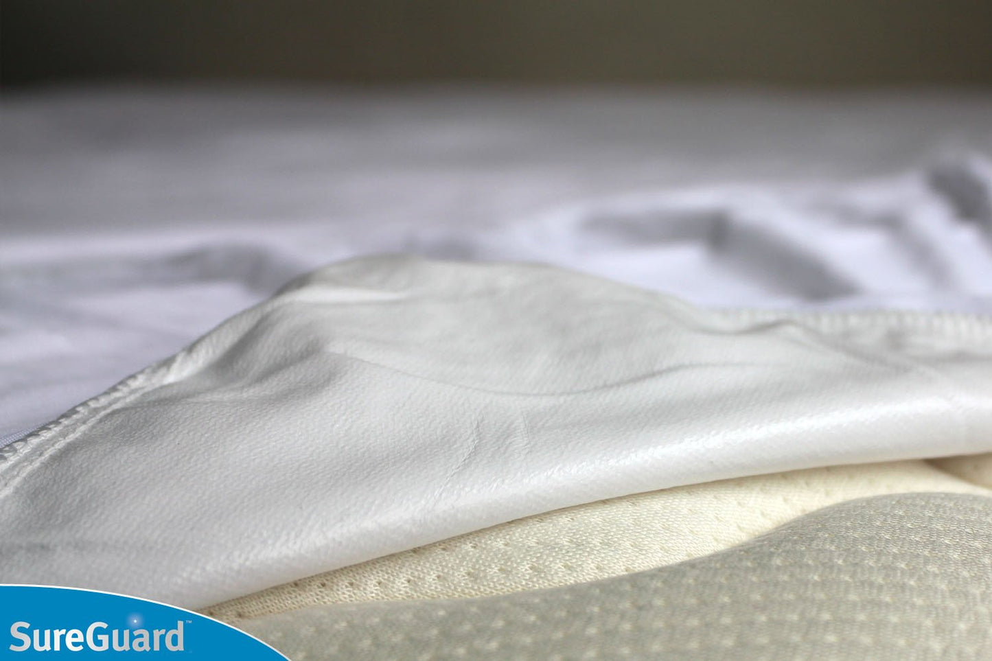 SureGuard King Size Mattress Protector - 100% Waterproof, Hypoallergenic - Premium Fitted Cotton Terry Cover