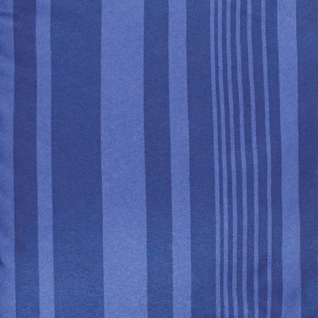 Amazon Basics Twin/Twin XL Comforter Set with Sheets, 5-Piece Blue Calvin Striped Bedding, Lightweight Microfiber Bed-in-a-Bag, Machine Washable
