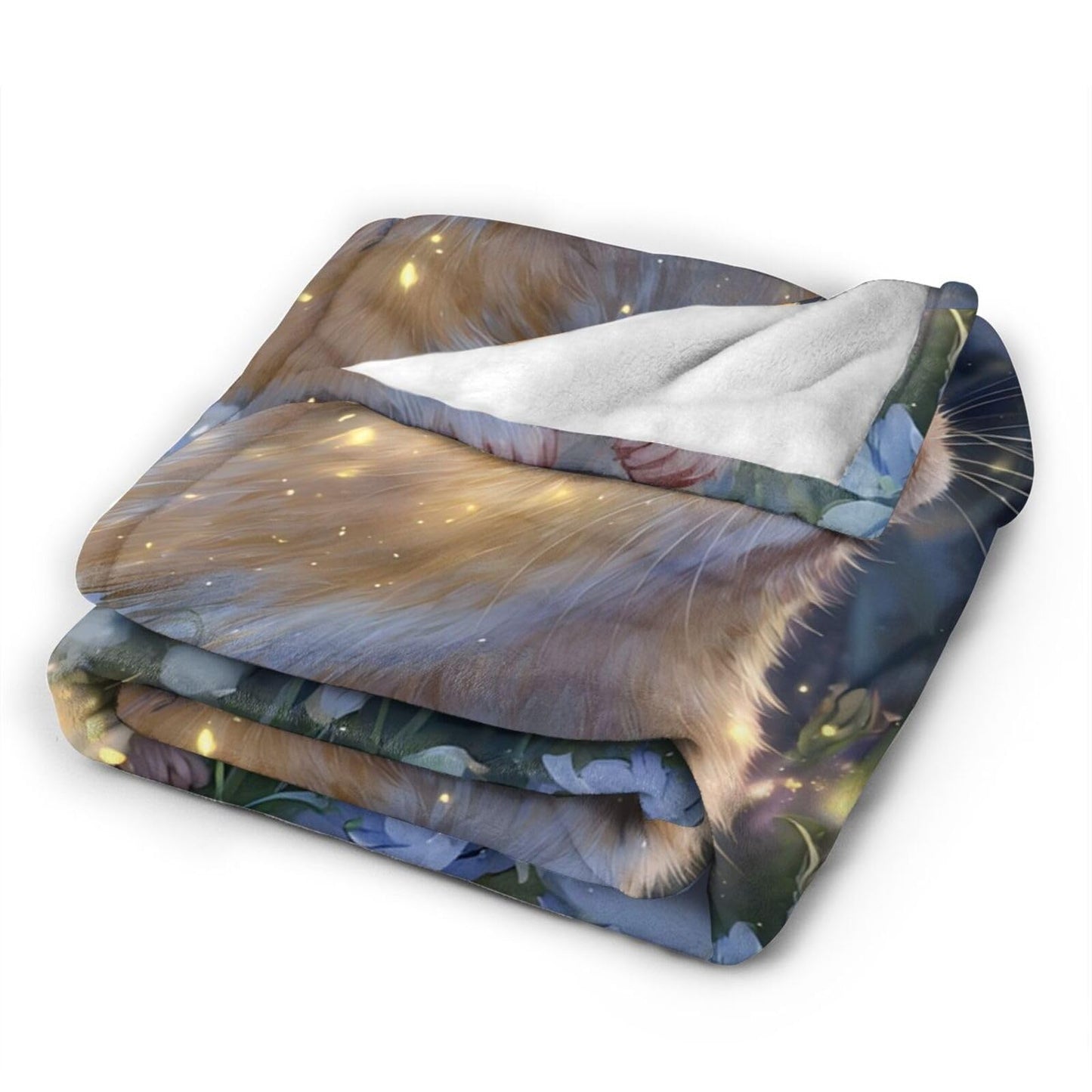 Baegopa Hamster Blanket Gifts for Girls Boys Guinea Pig Lover Throw Cozy Plush Fleece Flannel Lightweight Fuzzy Blankets for Women Men 50"X40"
