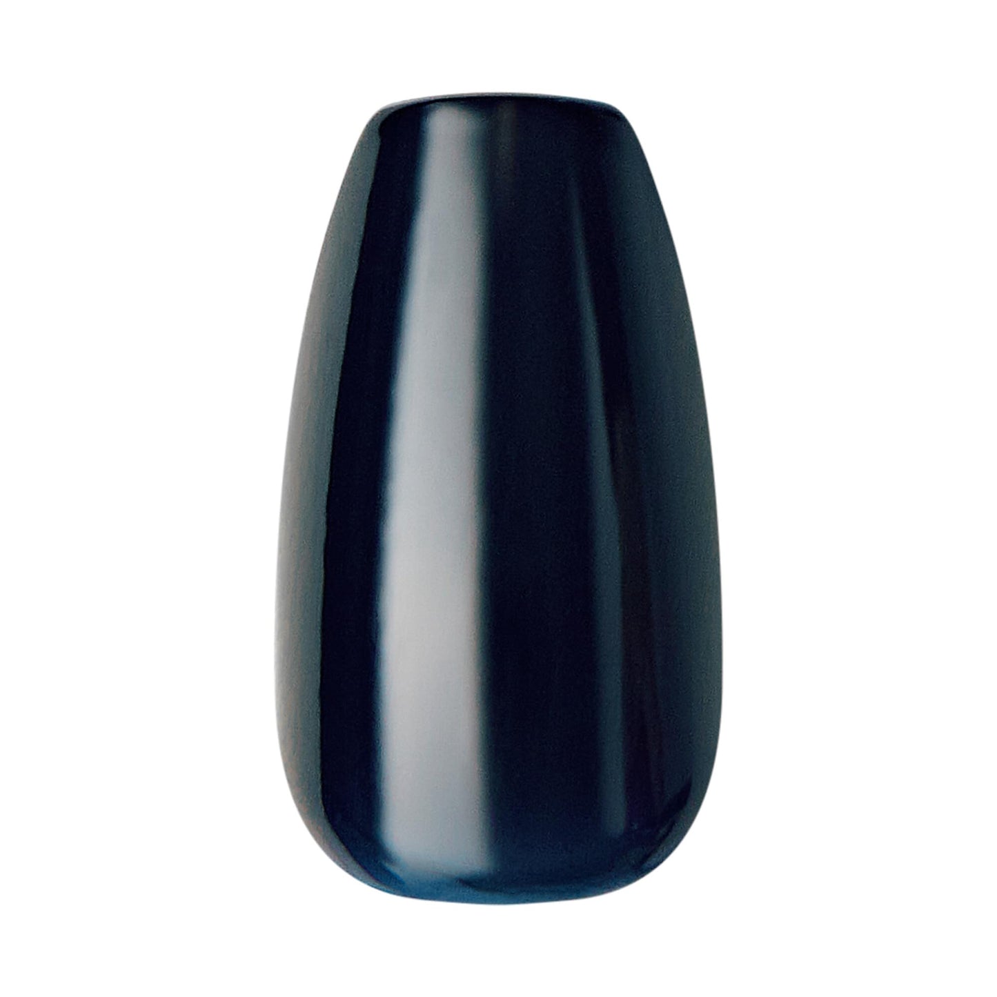 KISS imPRESS Color No Glue Mani 30 Pcs Press On Nails, Navy, Dark Blue, Medium Size, Coffin Shape, Simple Peel & Press Easy Apply, Hassel-Free Removal, Essential Tools Included