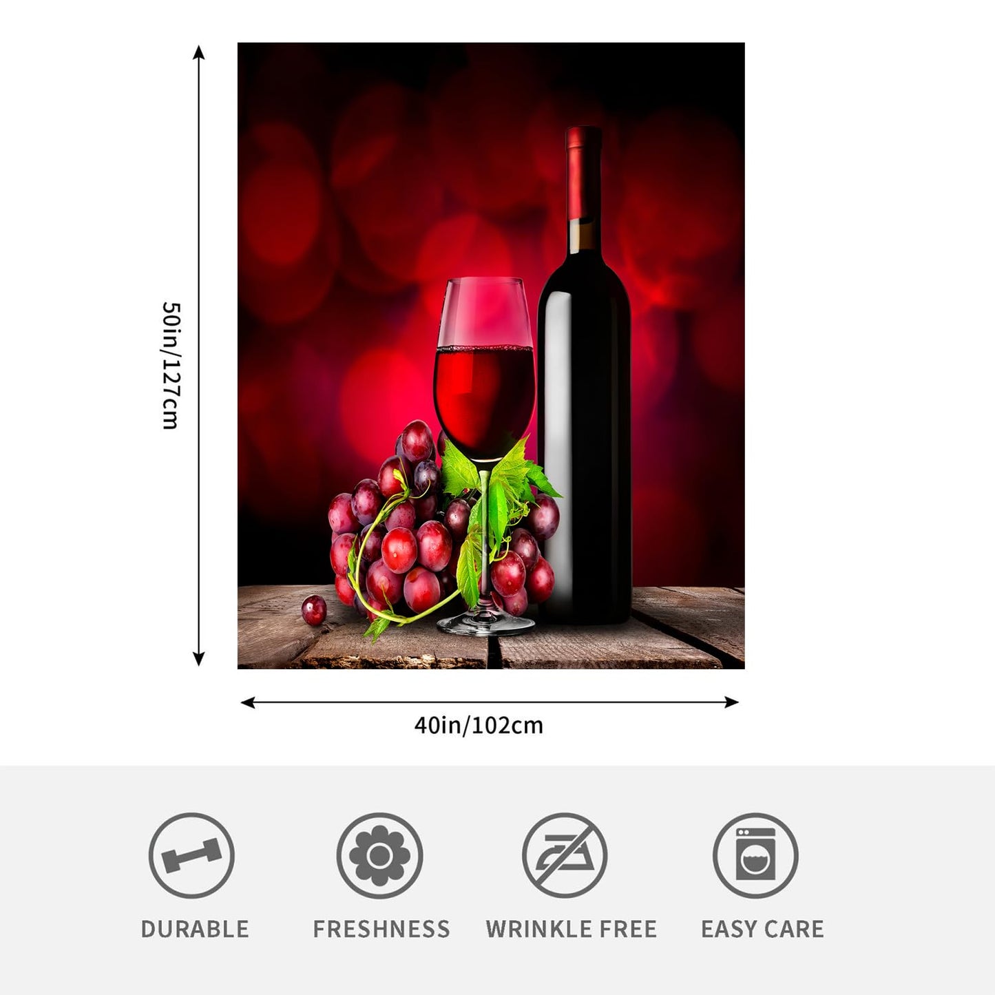 Red Wine Blanket 40" x 50" Grapes Romantic Wedding Glasses Super Soft Bedding Fleece Throw Blanket Microfiber Flannel Blankets Couch Sofa Warm Lightweight for Boys Girls